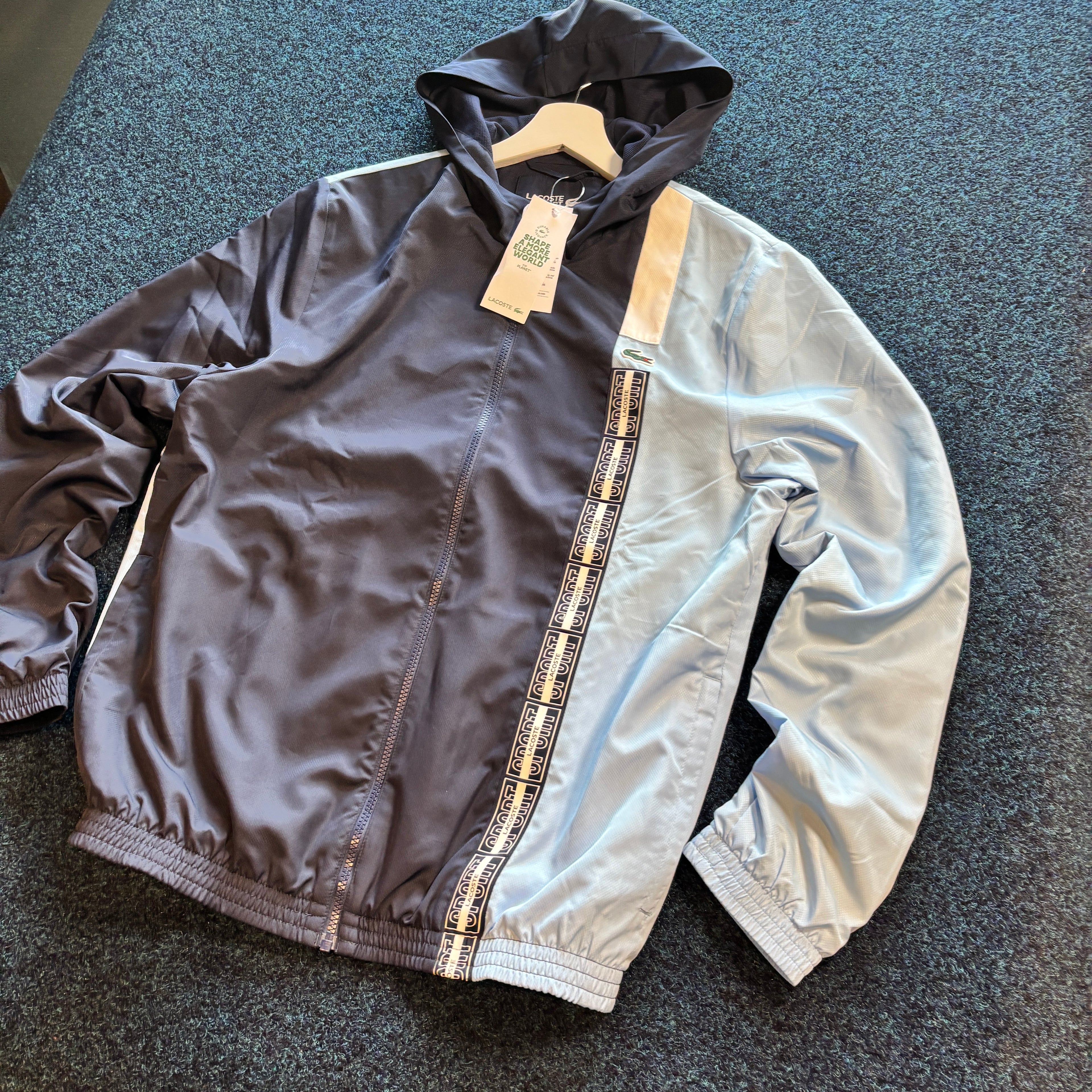 LA CROC SPORT TRACK JACKET BLUE