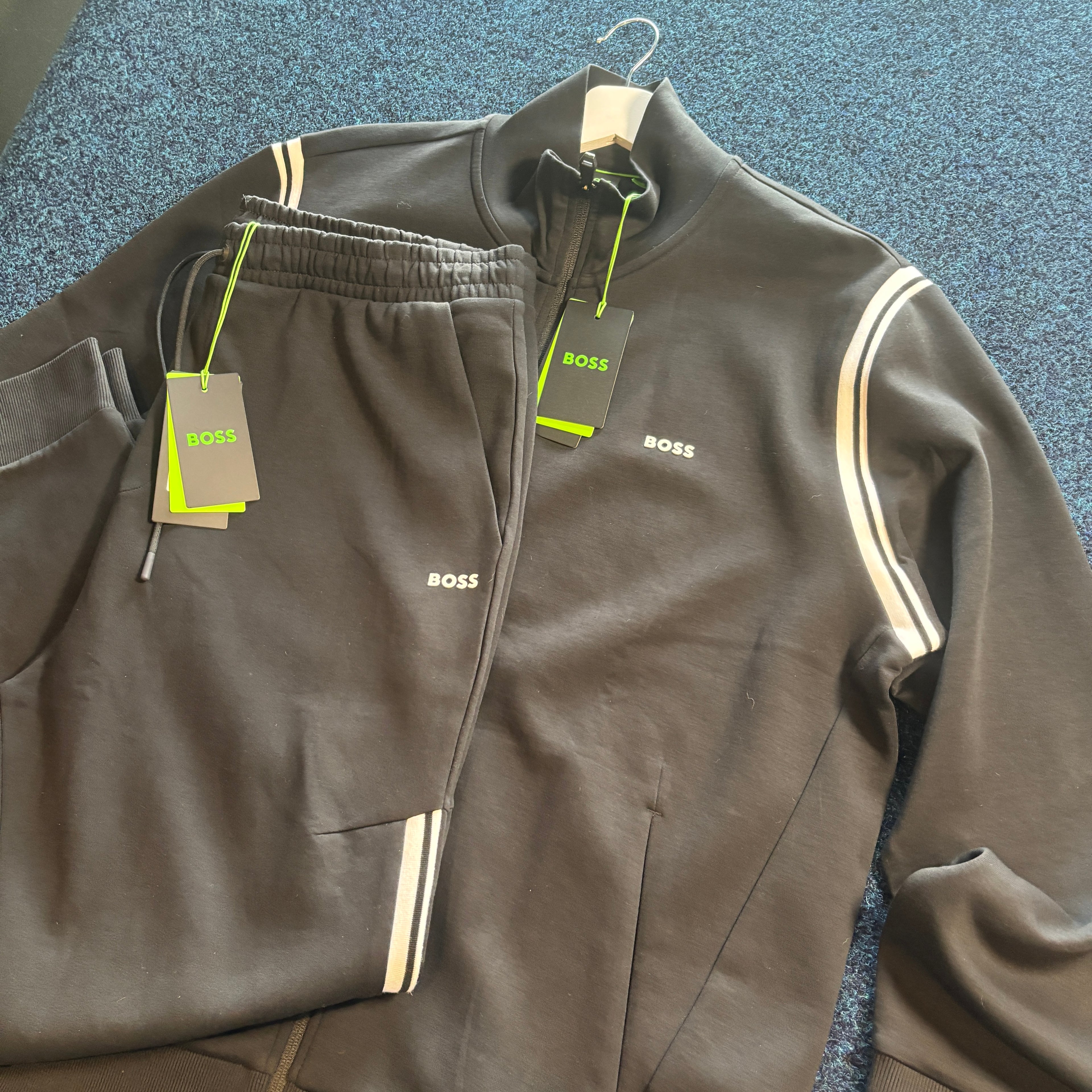 BOSS FULL TRACKSUIT BLACK