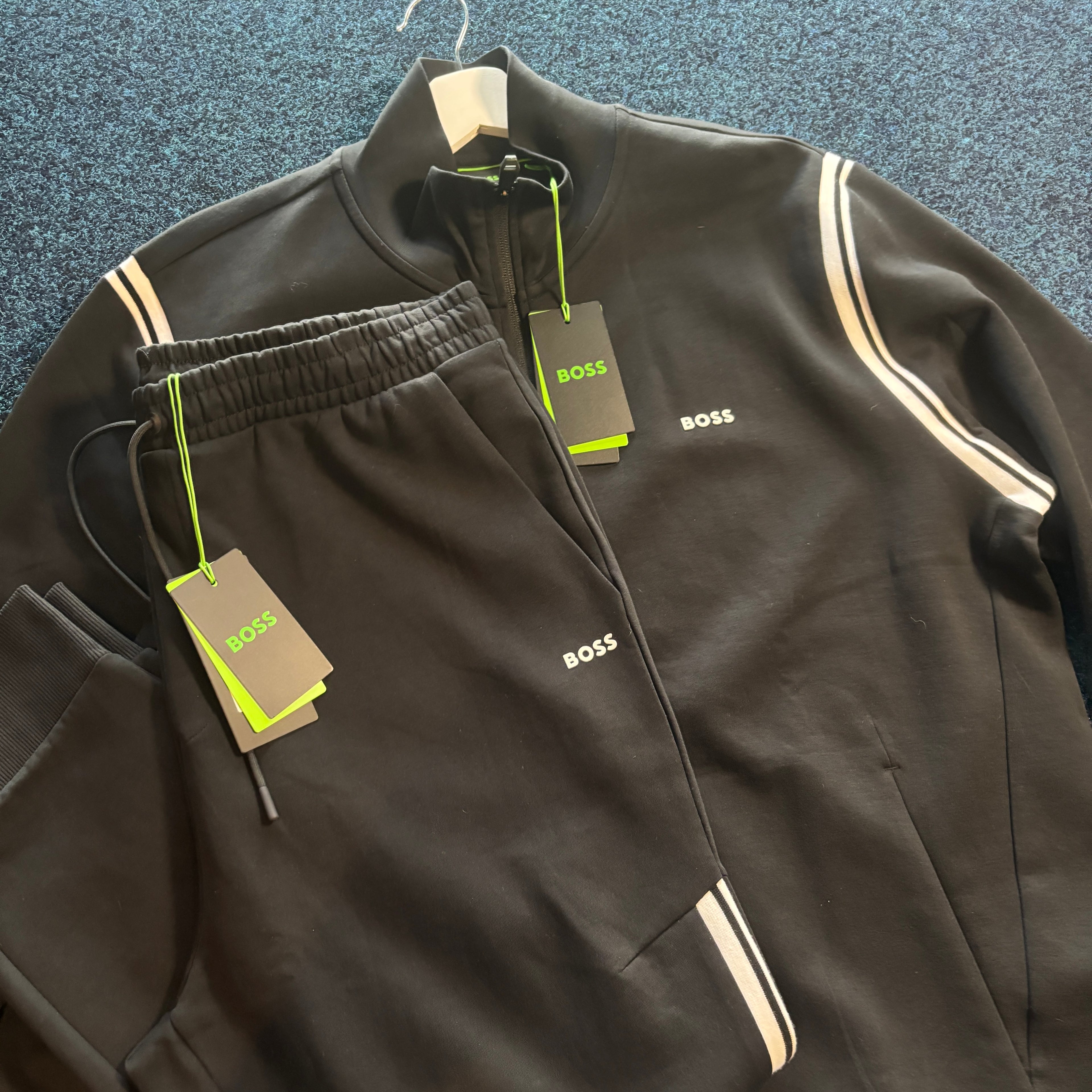 BOSS FULL TRACKSUIT BLACK