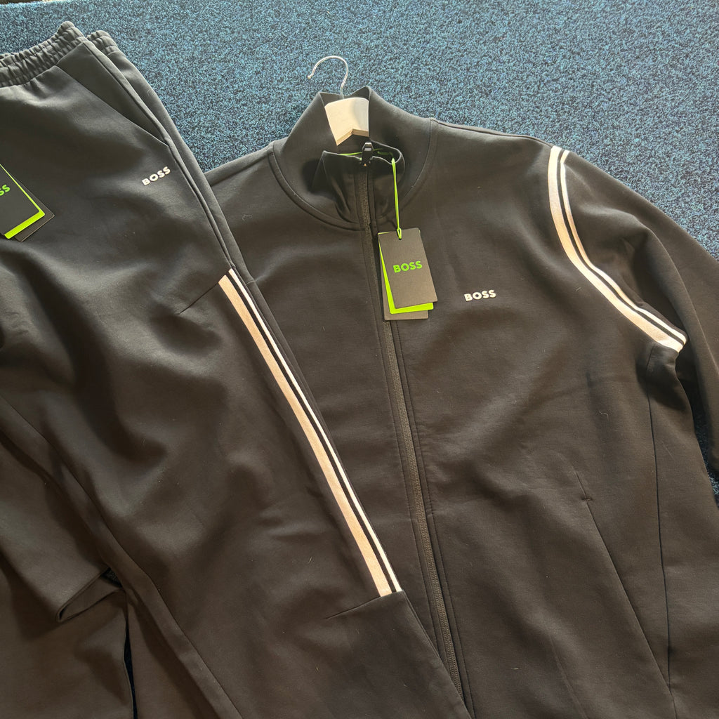 BOSS FULL TRACKSUIT BLACK