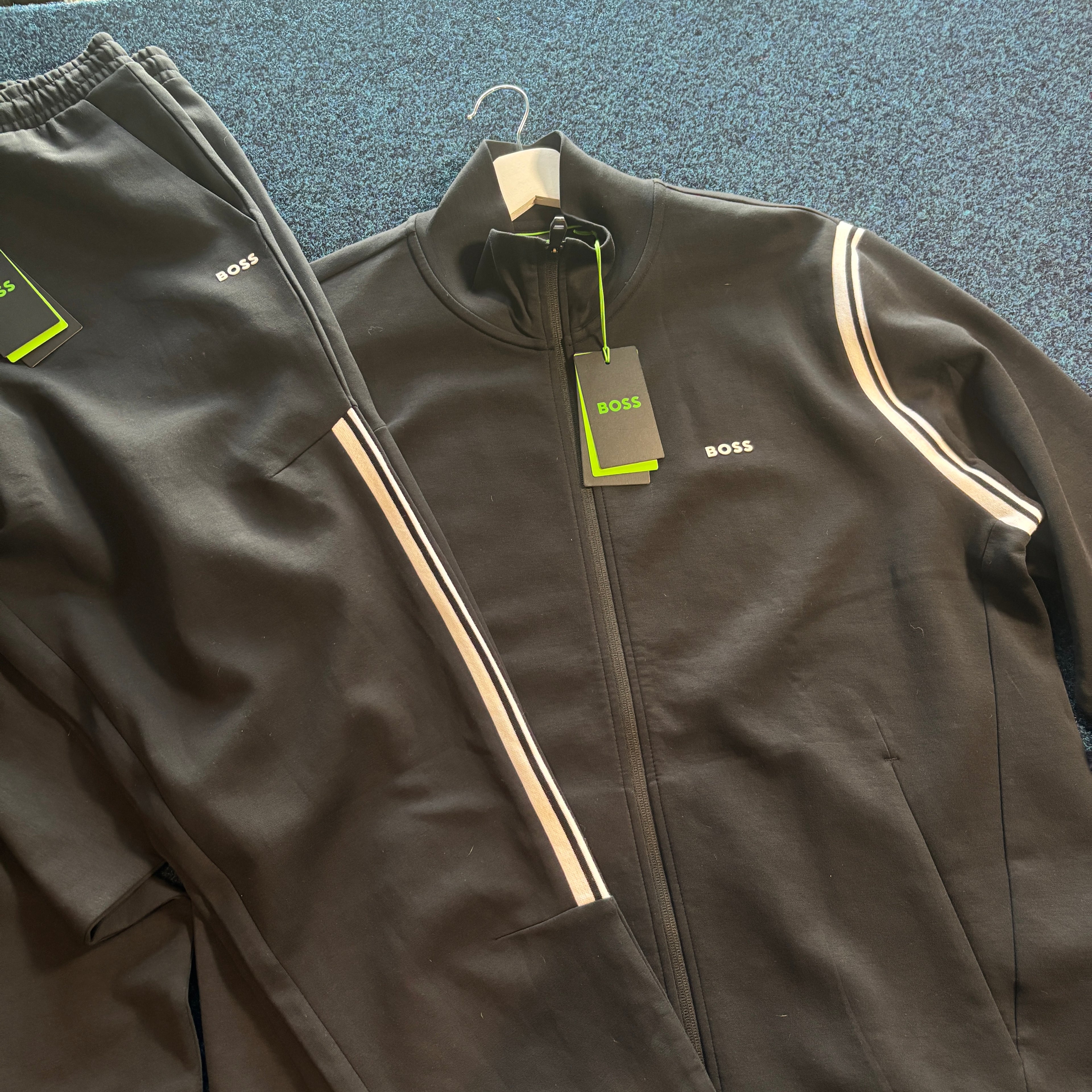 BOSS FULL TRACKSUIT BLACK