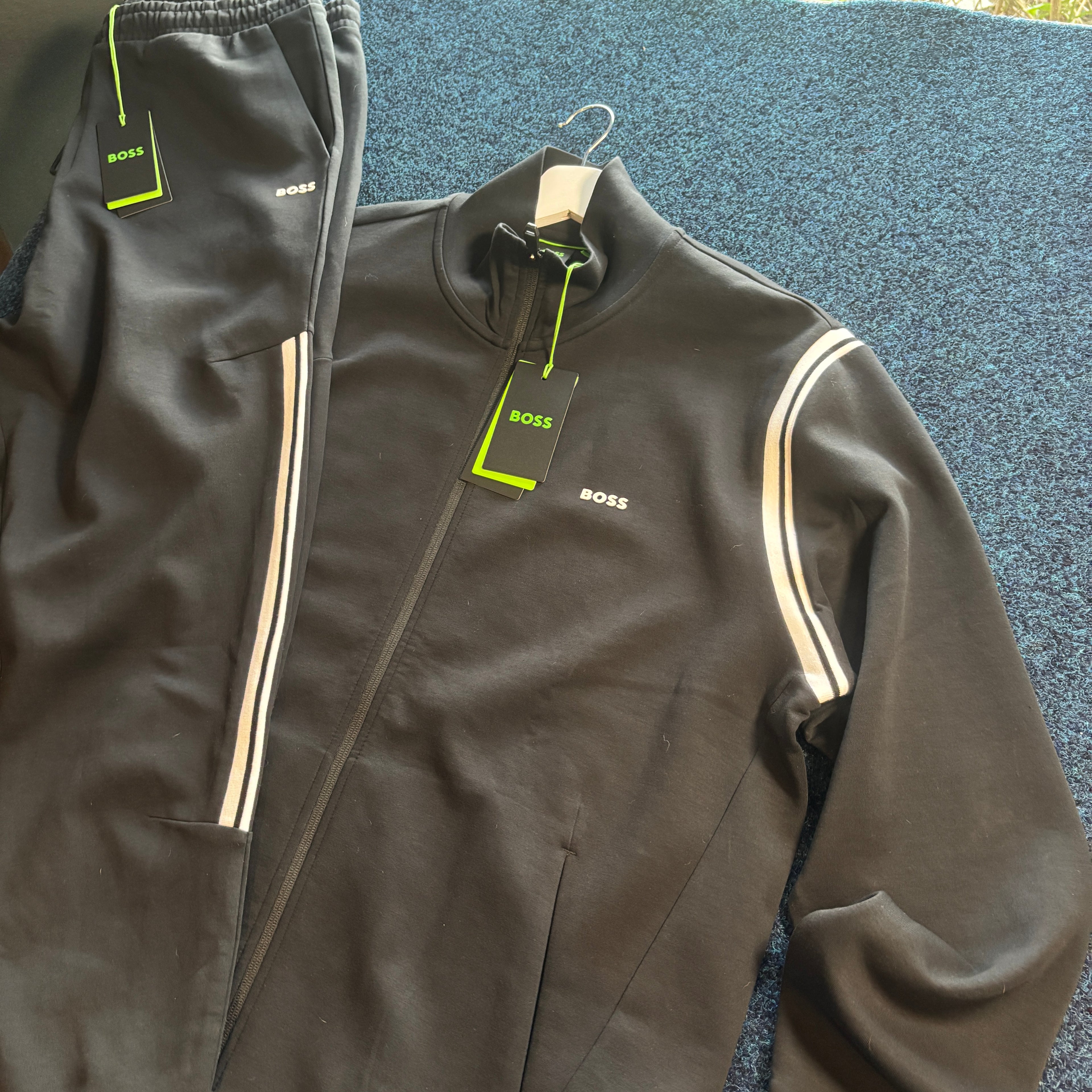 BOSS FULL TRACKSUIT BLACK