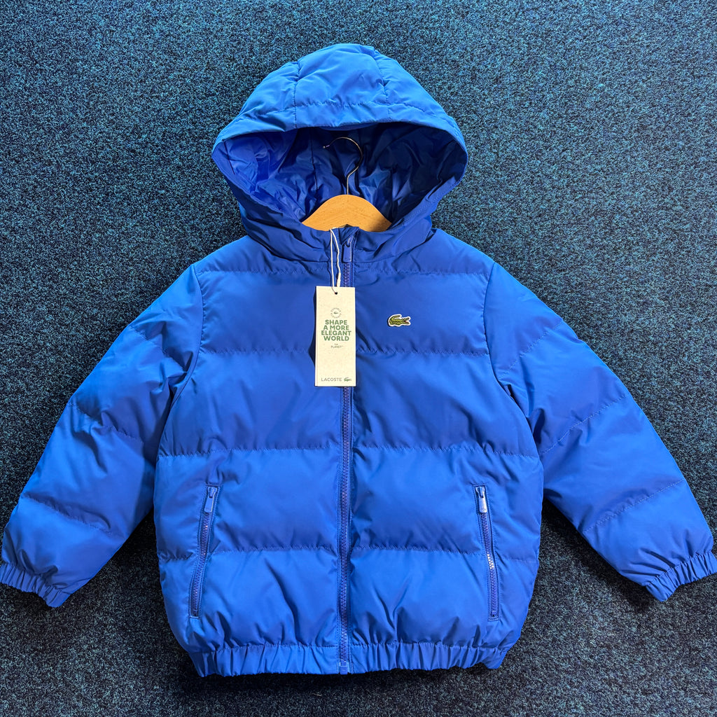 CROC PUFFER JACKET BLUE