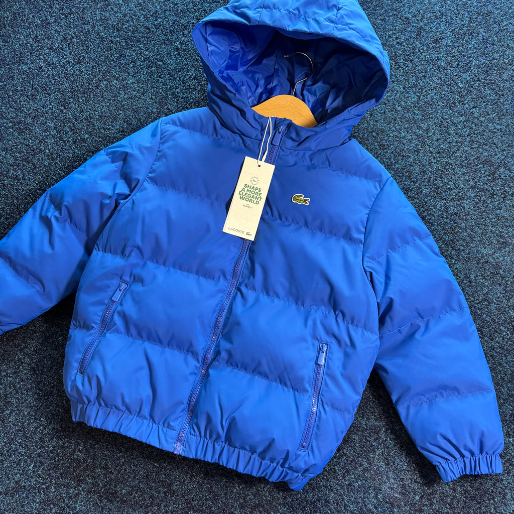 CROC PUFFER JACKET BLUE