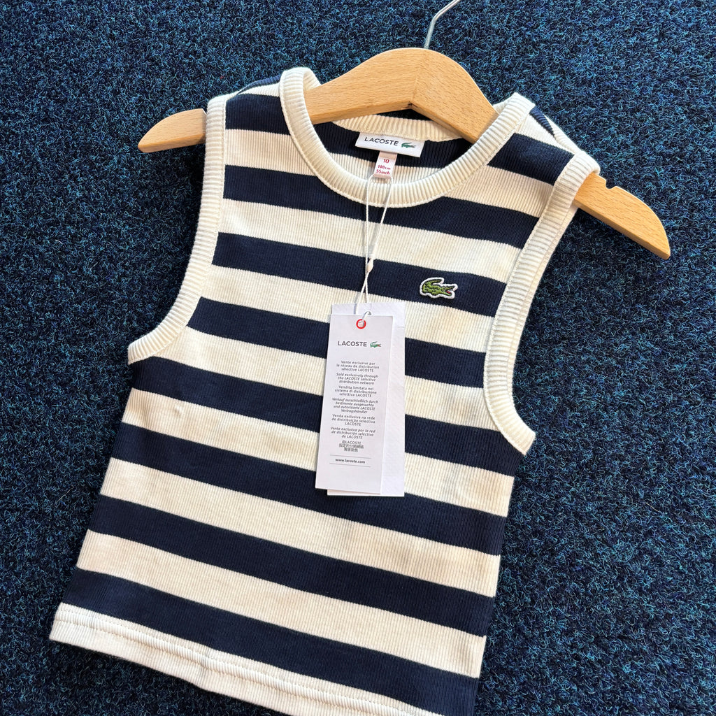 GIRLS CROC STRIPE TANK TOP AGE 10