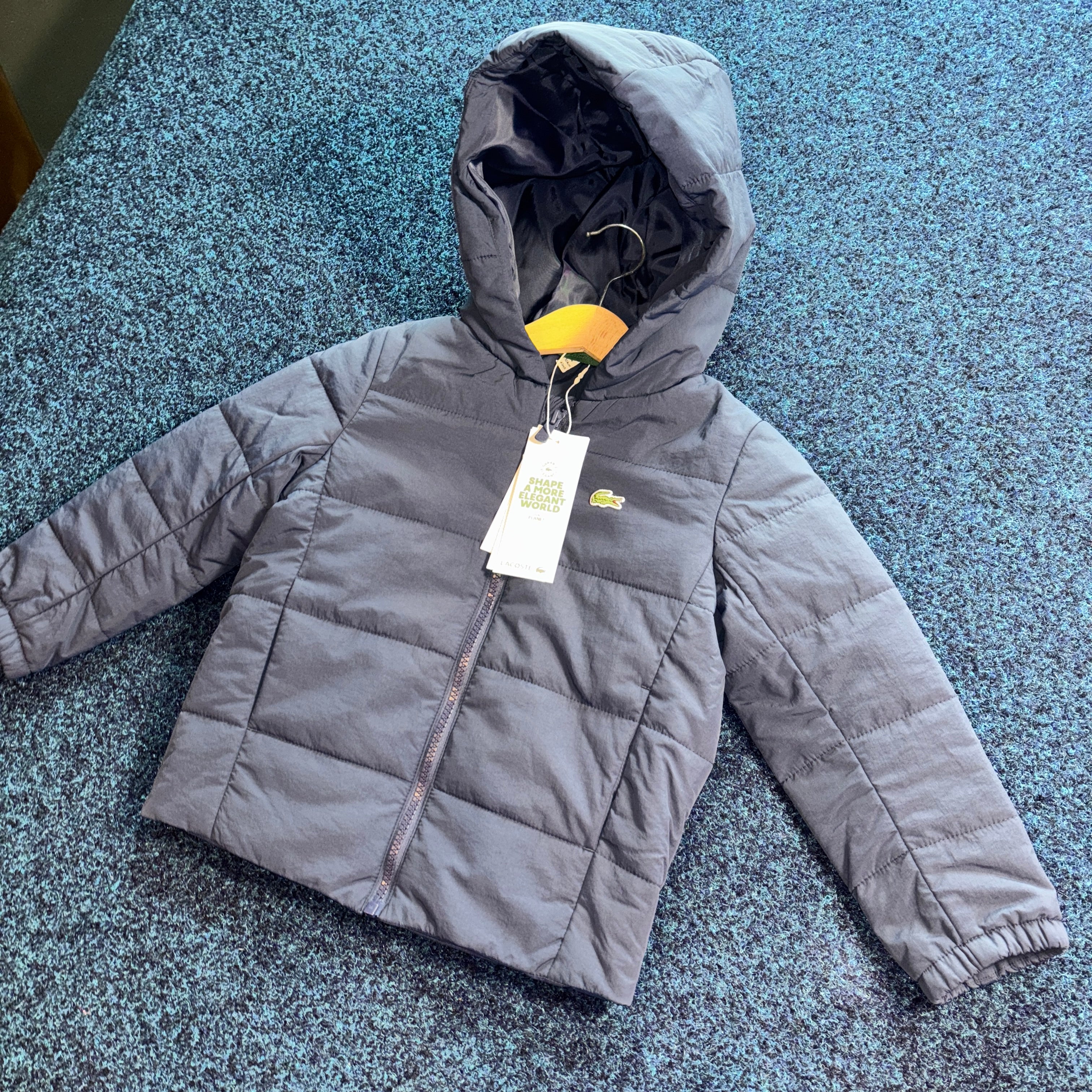 CROC PUFFER JACKET NAVY