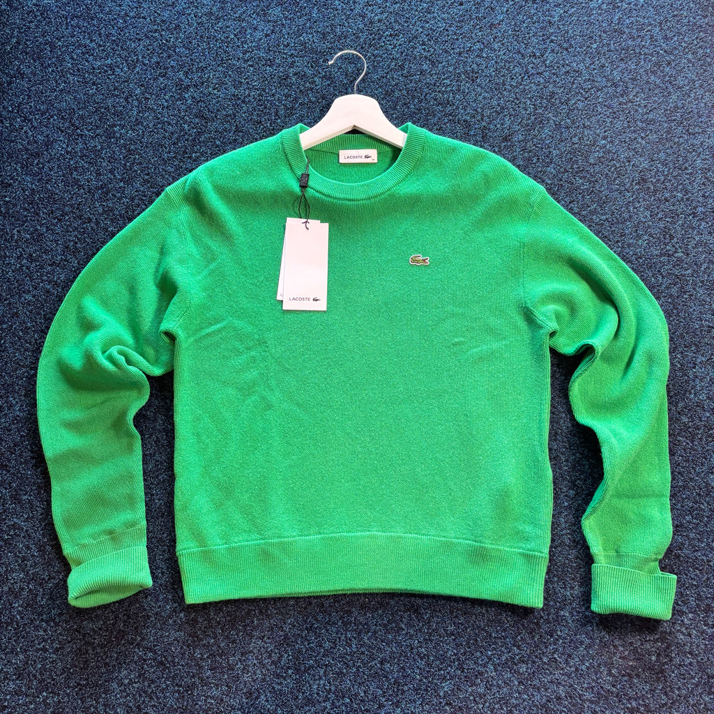 CROC CREW NECK JUMPER GREEN