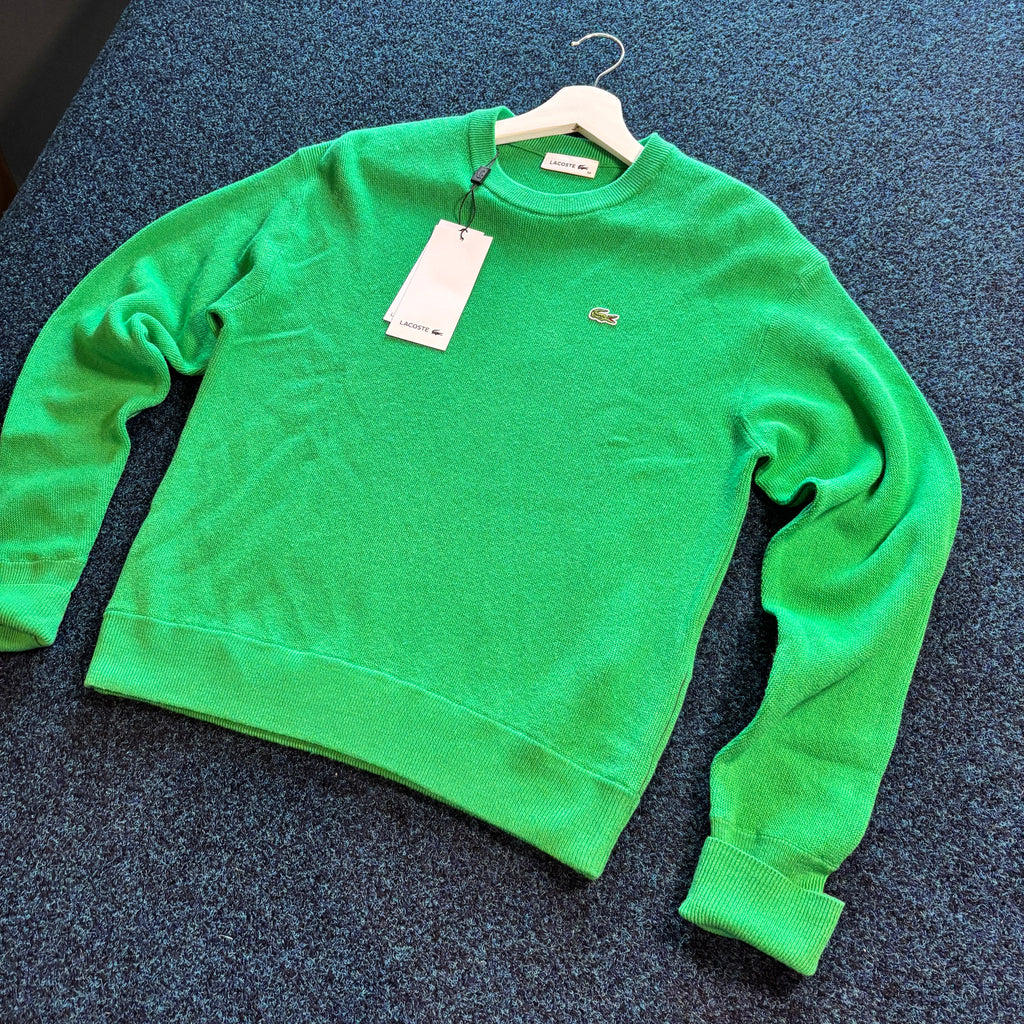 CROC CREW NECK JUMPER GREEN