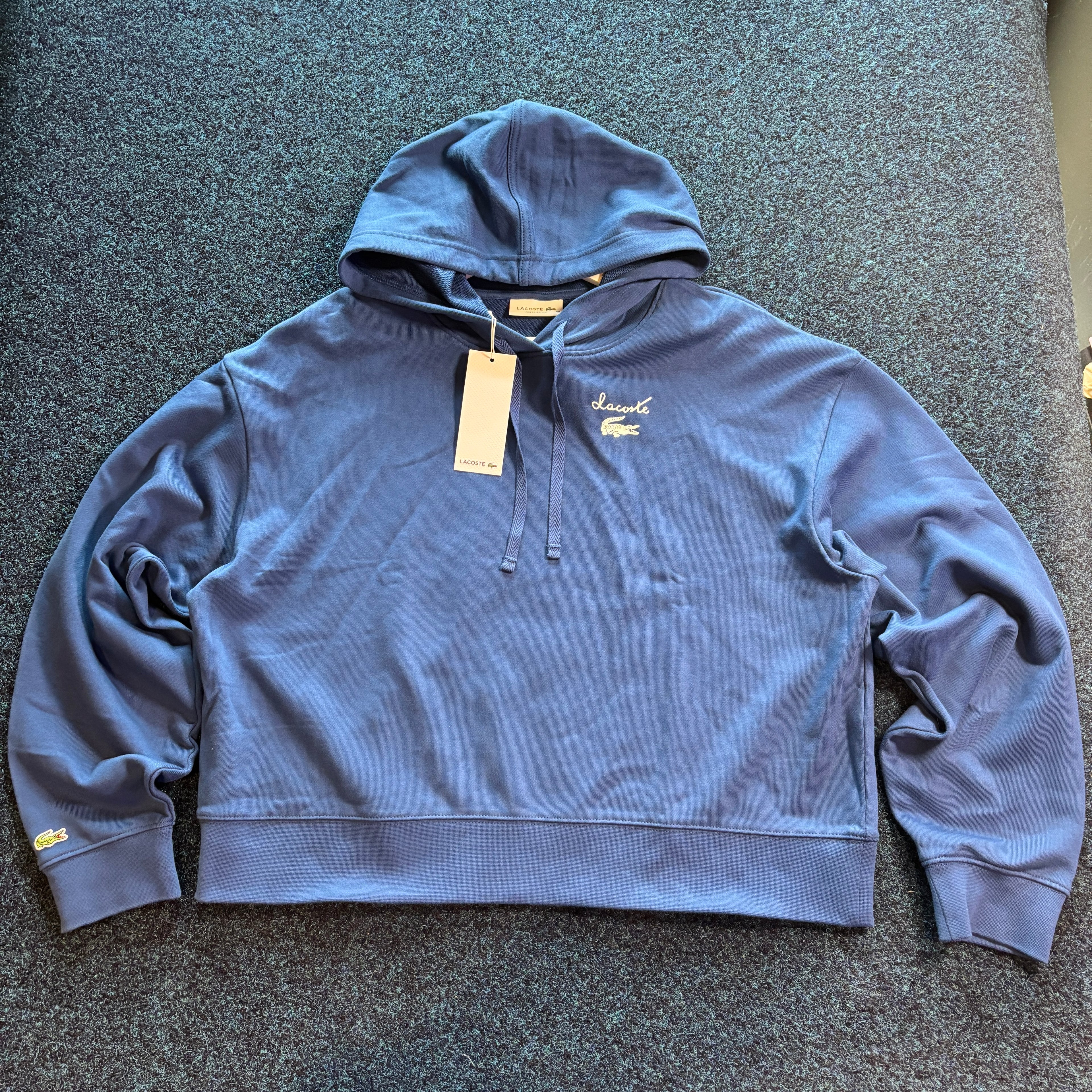 CROC OVERSIZED HOODIE BLUE