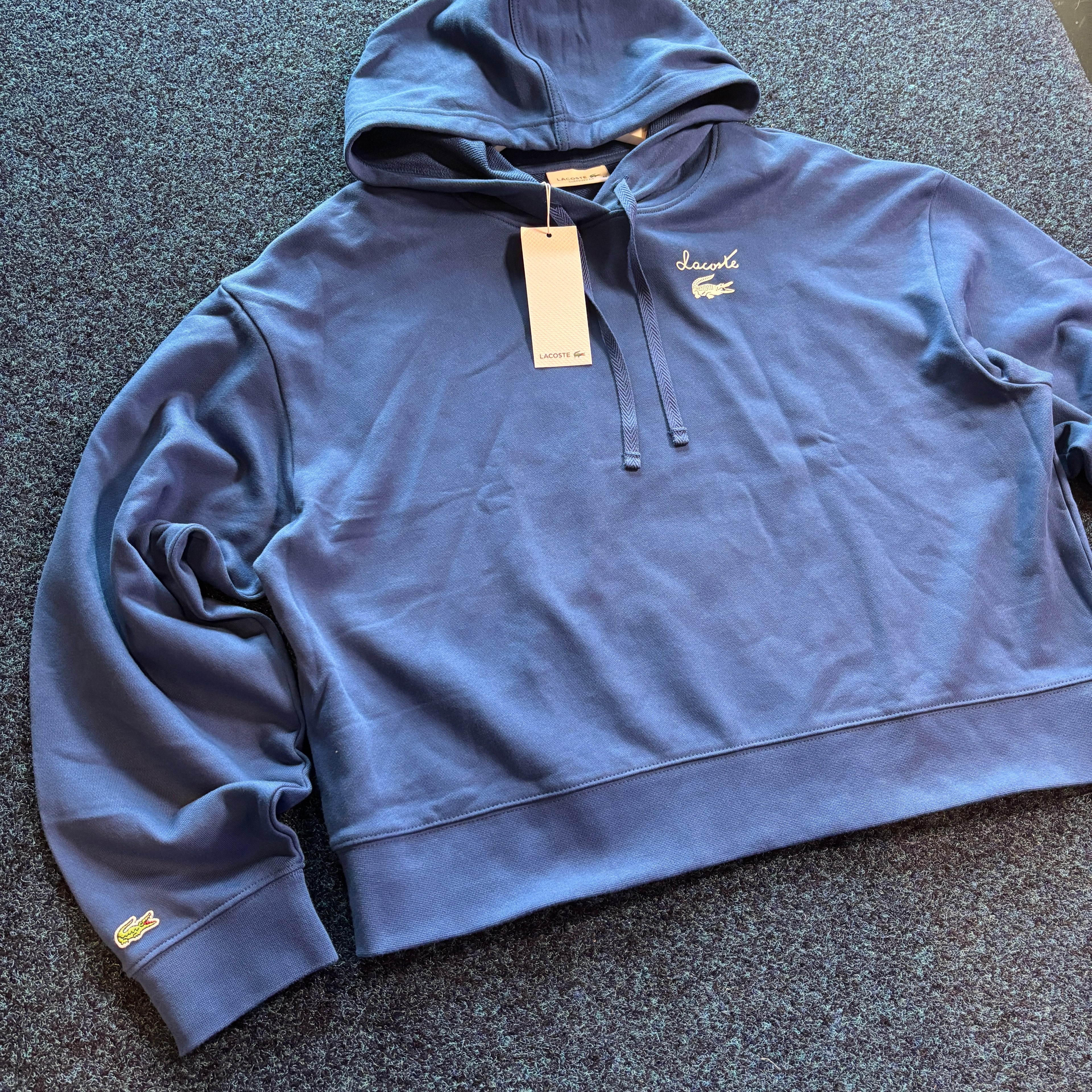 CROC OVERSIZED HOODIE BLUE