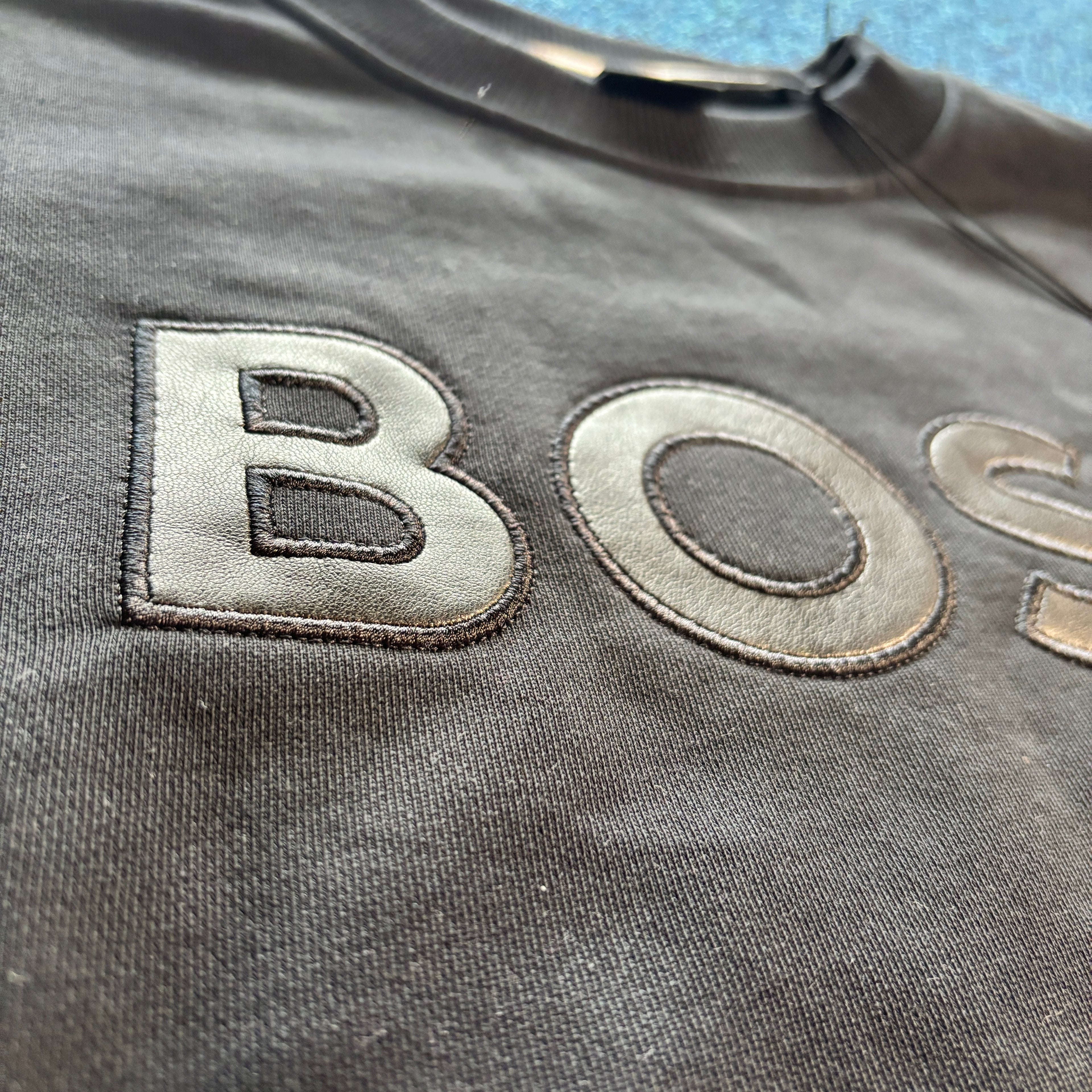 BOSS CLASSIC SPELLOUT SWEATSHIRT BLACK