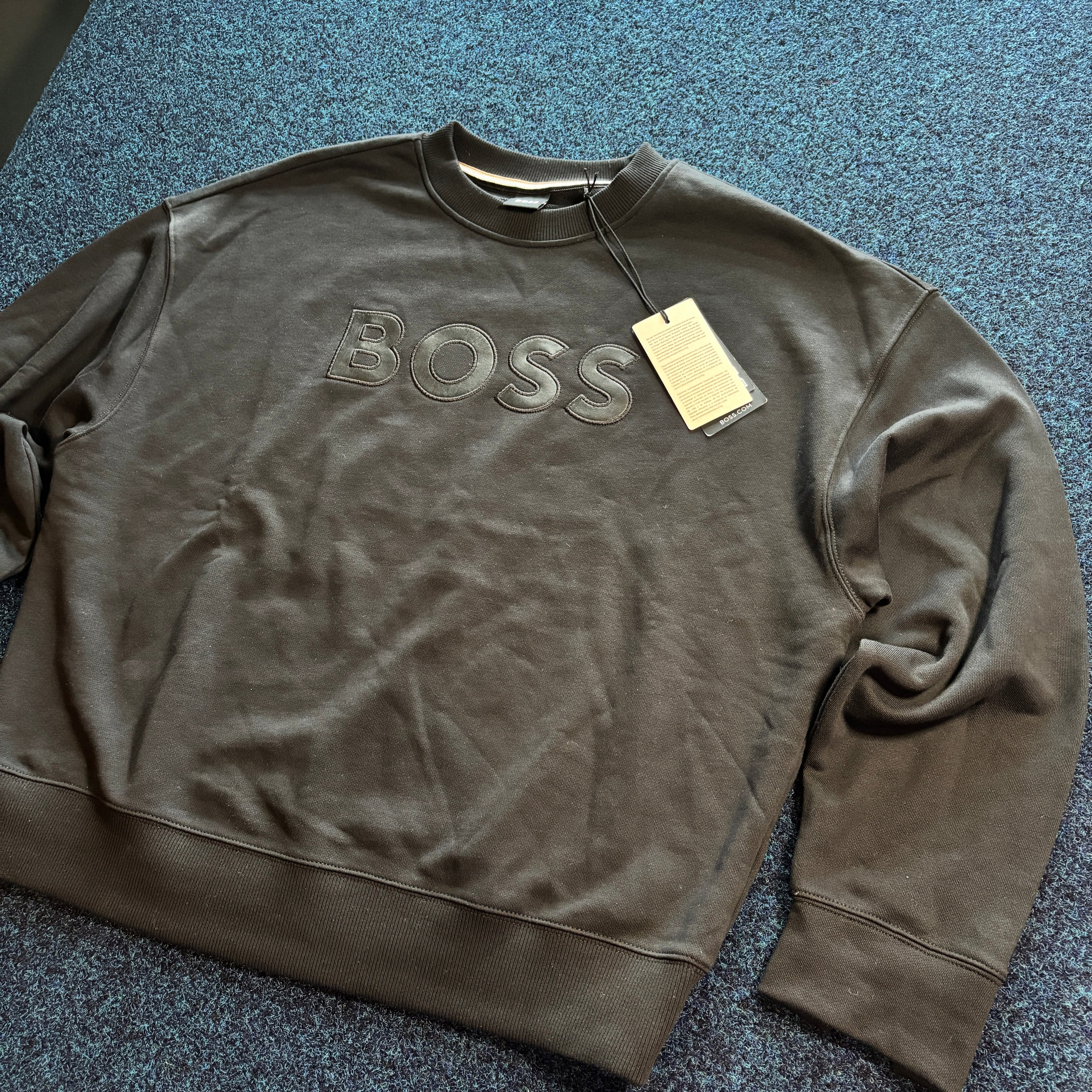 BOSS CLASSIC SPELLOUT SWEATSHIRT BLACK