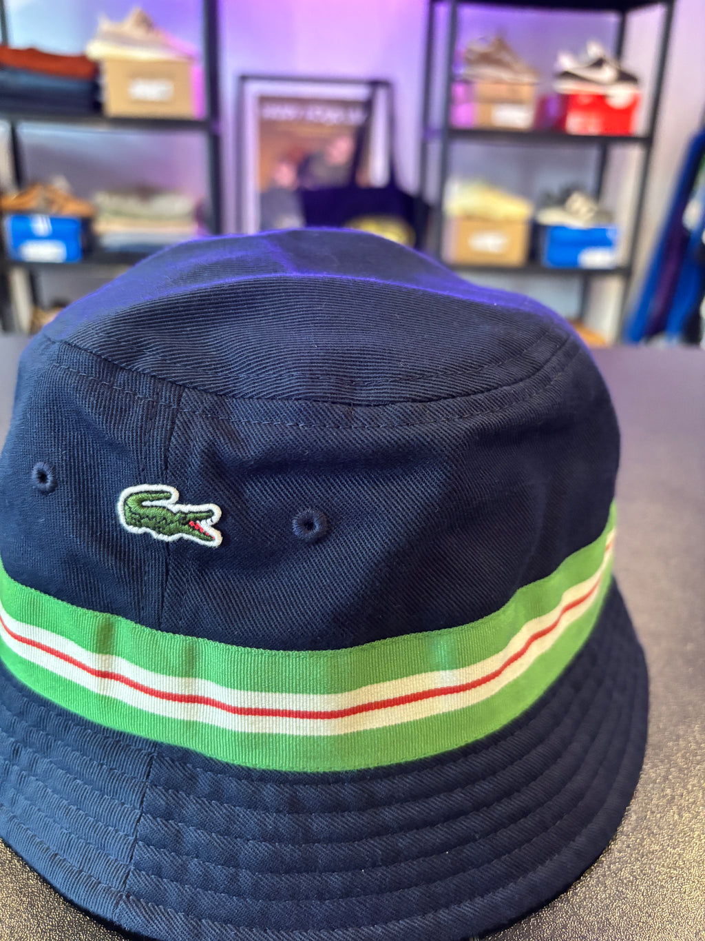 CROC BUCKET HAT NAVY AGE 6-9 YRS