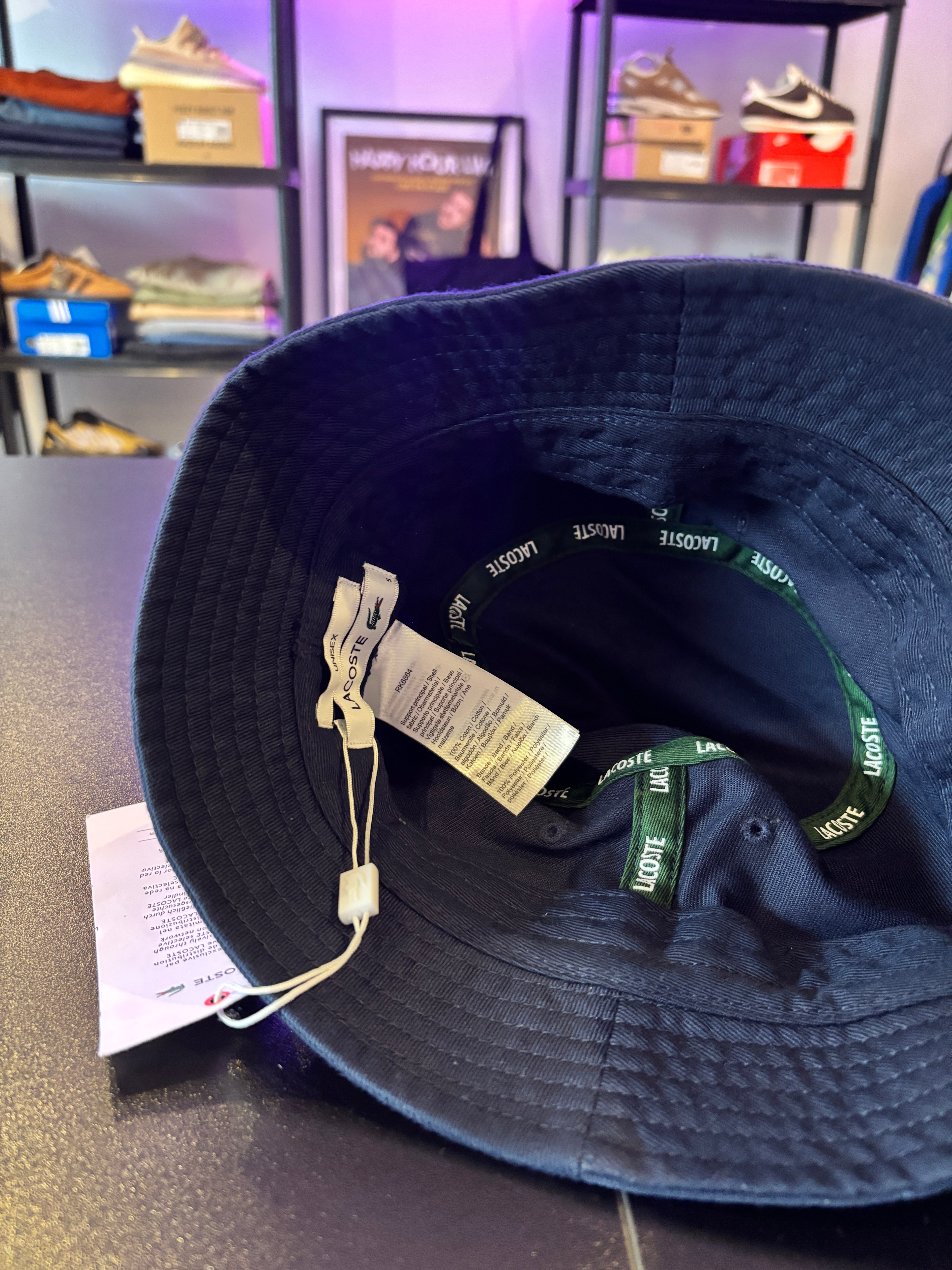 CROC BUCKET HAT NAVY AGE 6-9 YRS