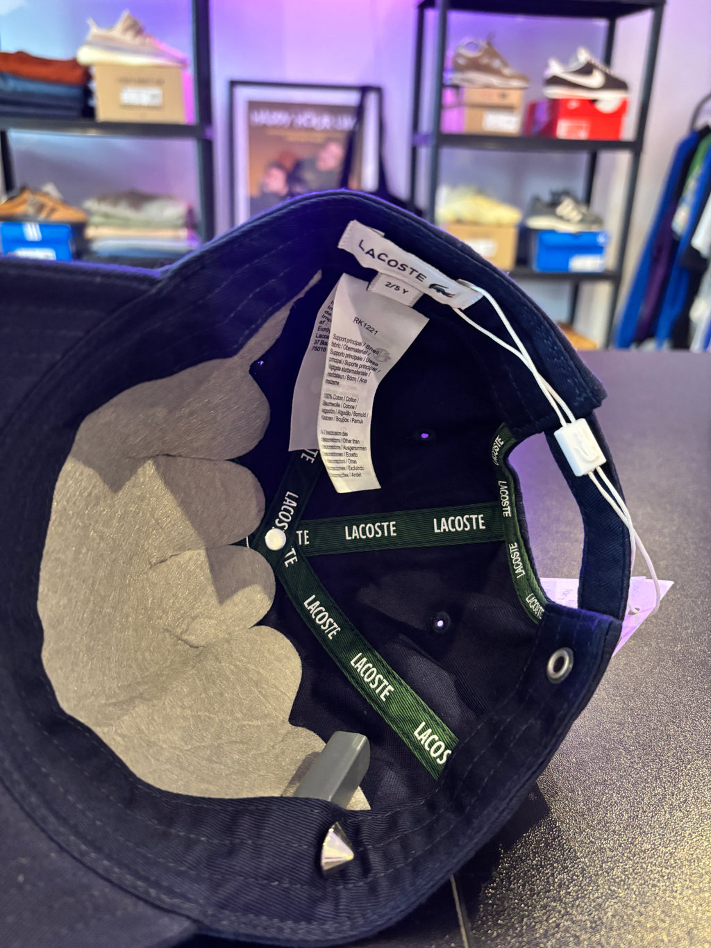 CROC GRAPHIC CAP NAVY 2-5 YEARS