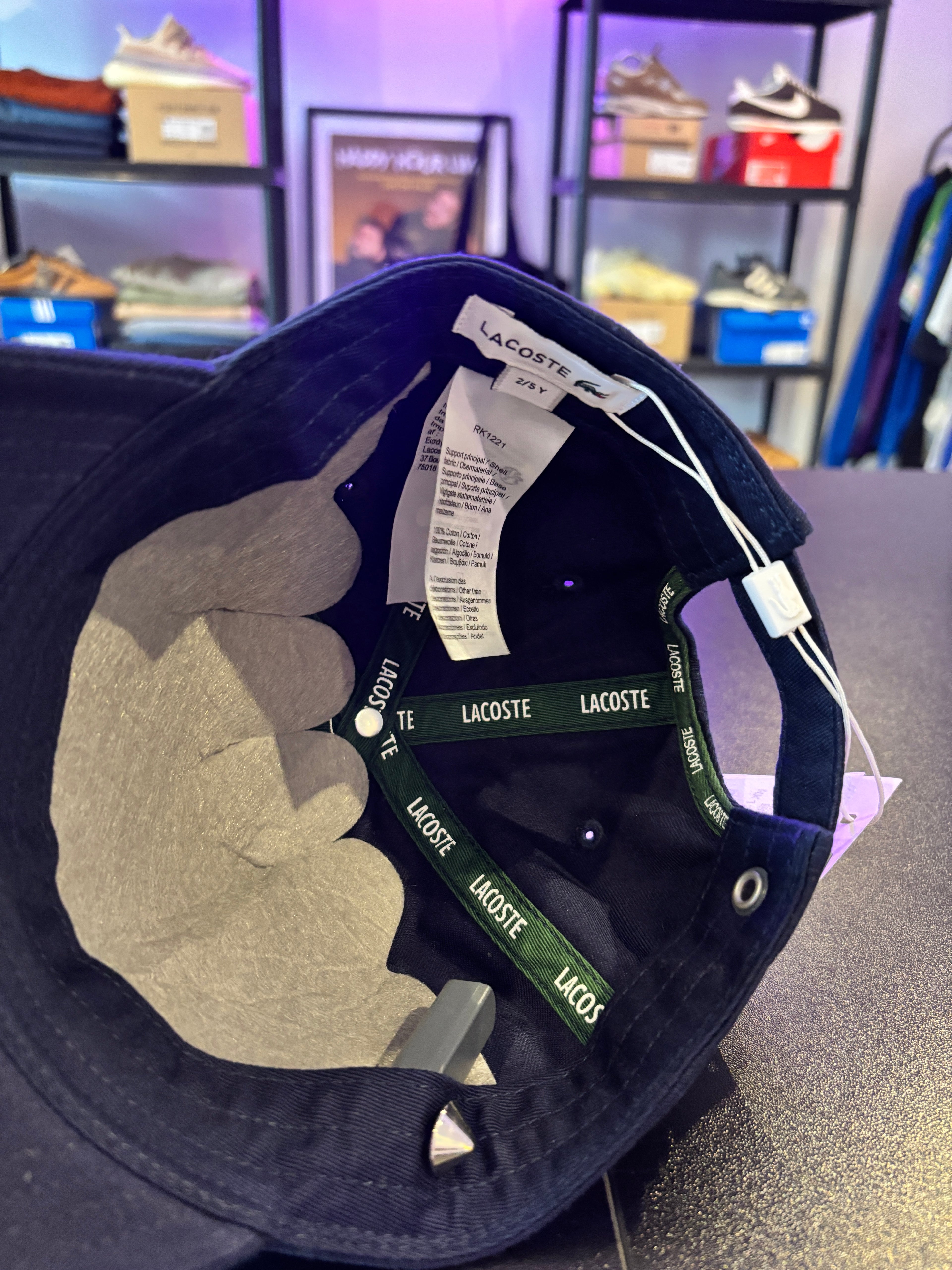 CROC GRAPHIC CAP NAVY 2-5 YEARS