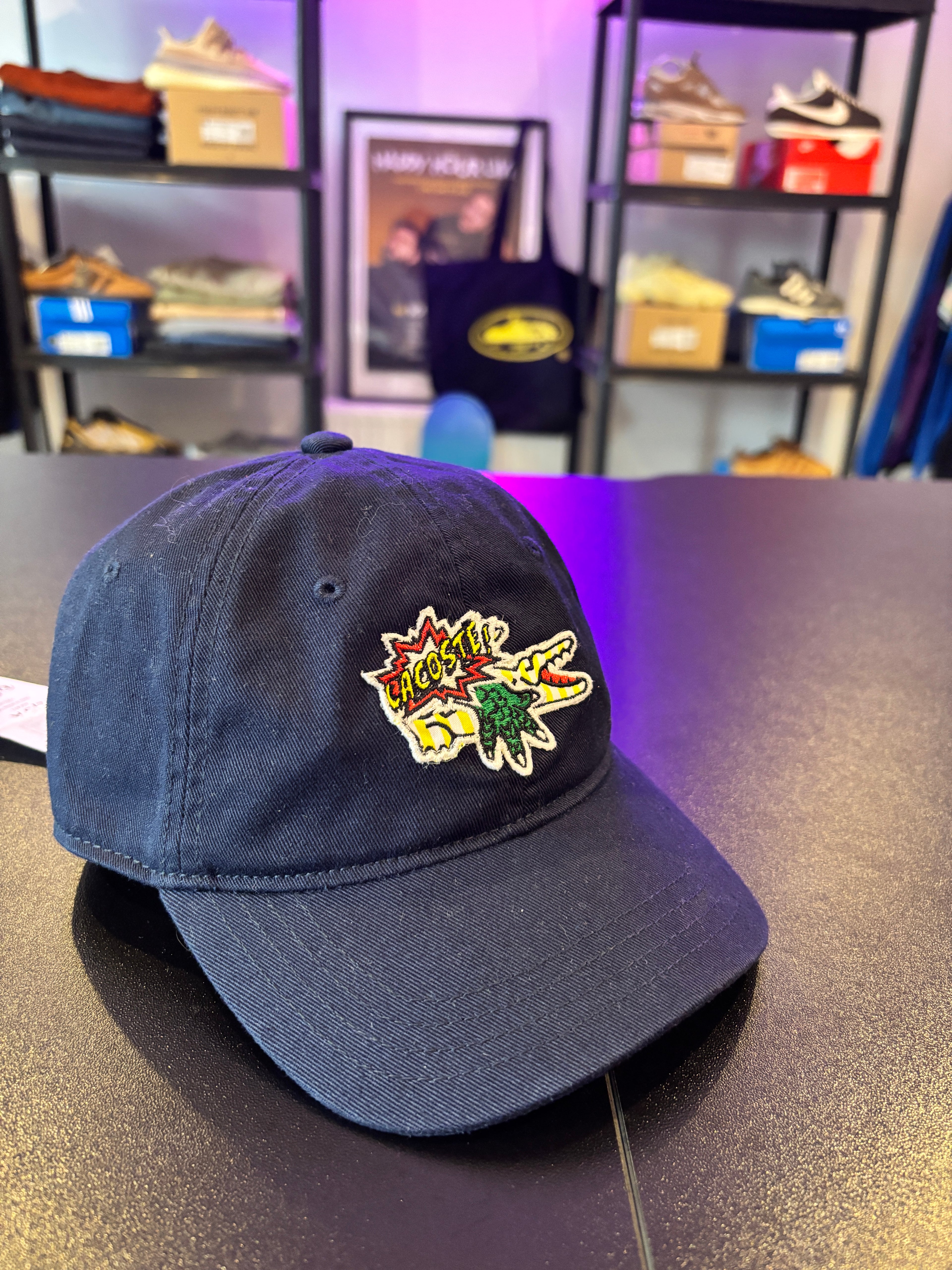 CROC GRAPHIC CAP NAVY 2-5 YEARS