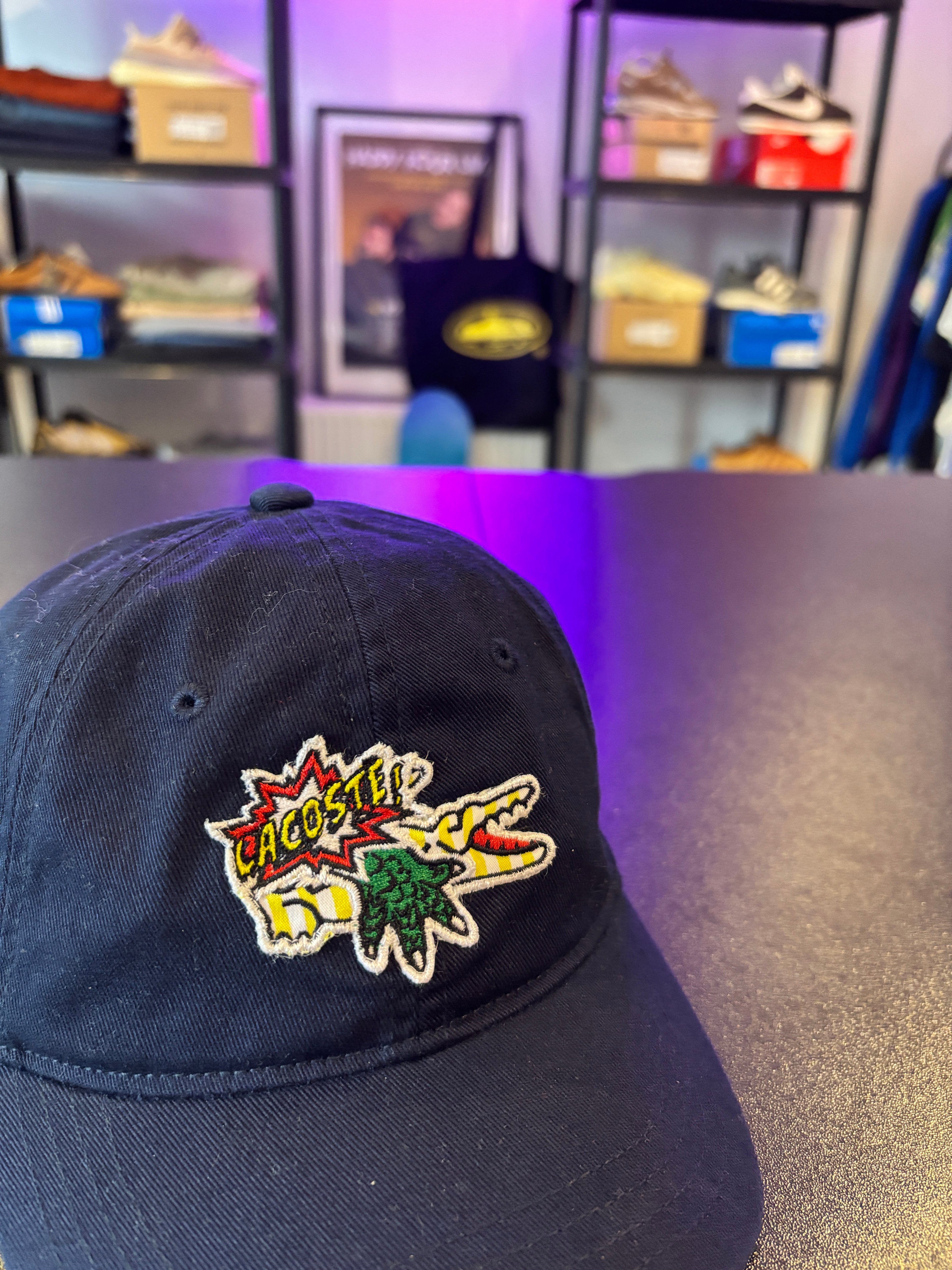 CROC GRAPHIC CAP NAVY 2-5 YEARS