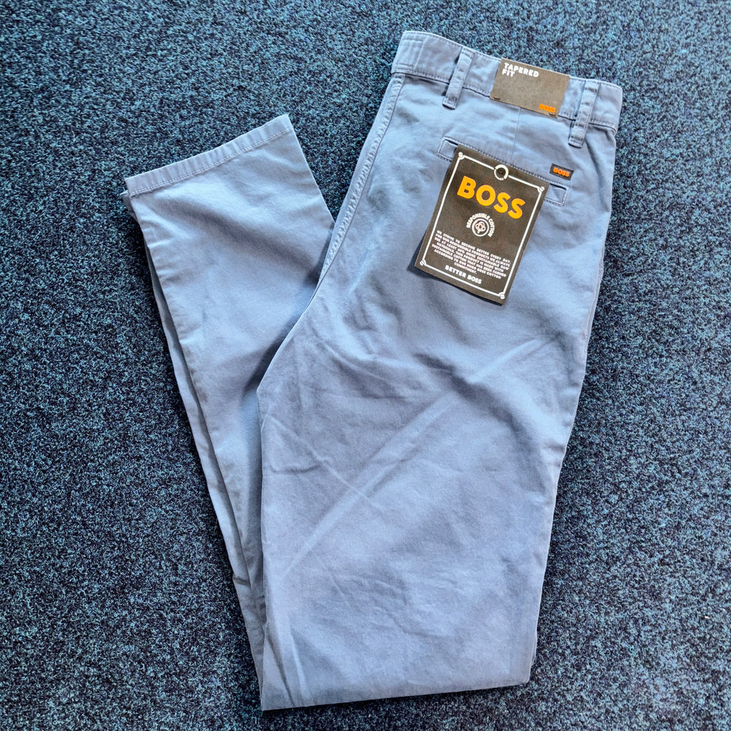 BOSS TAPERED FIT CHINO BLUE