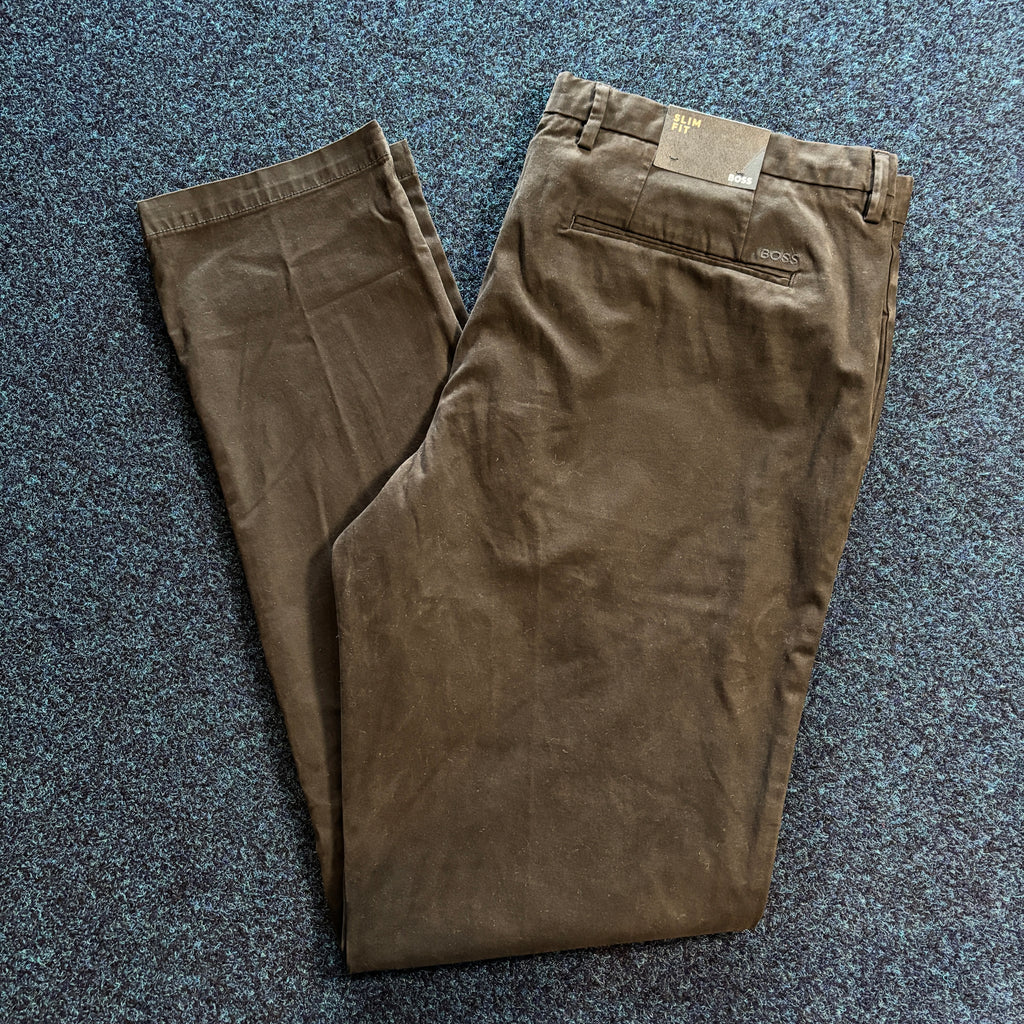 BOSS SLIM FIT CHINO BLACK
