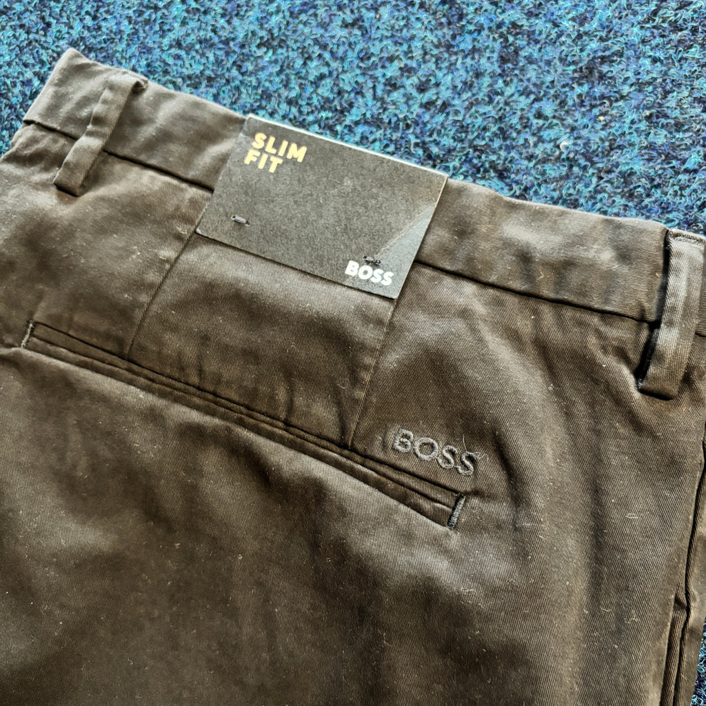 BOSS SLIM FIT CHINO BLACK
