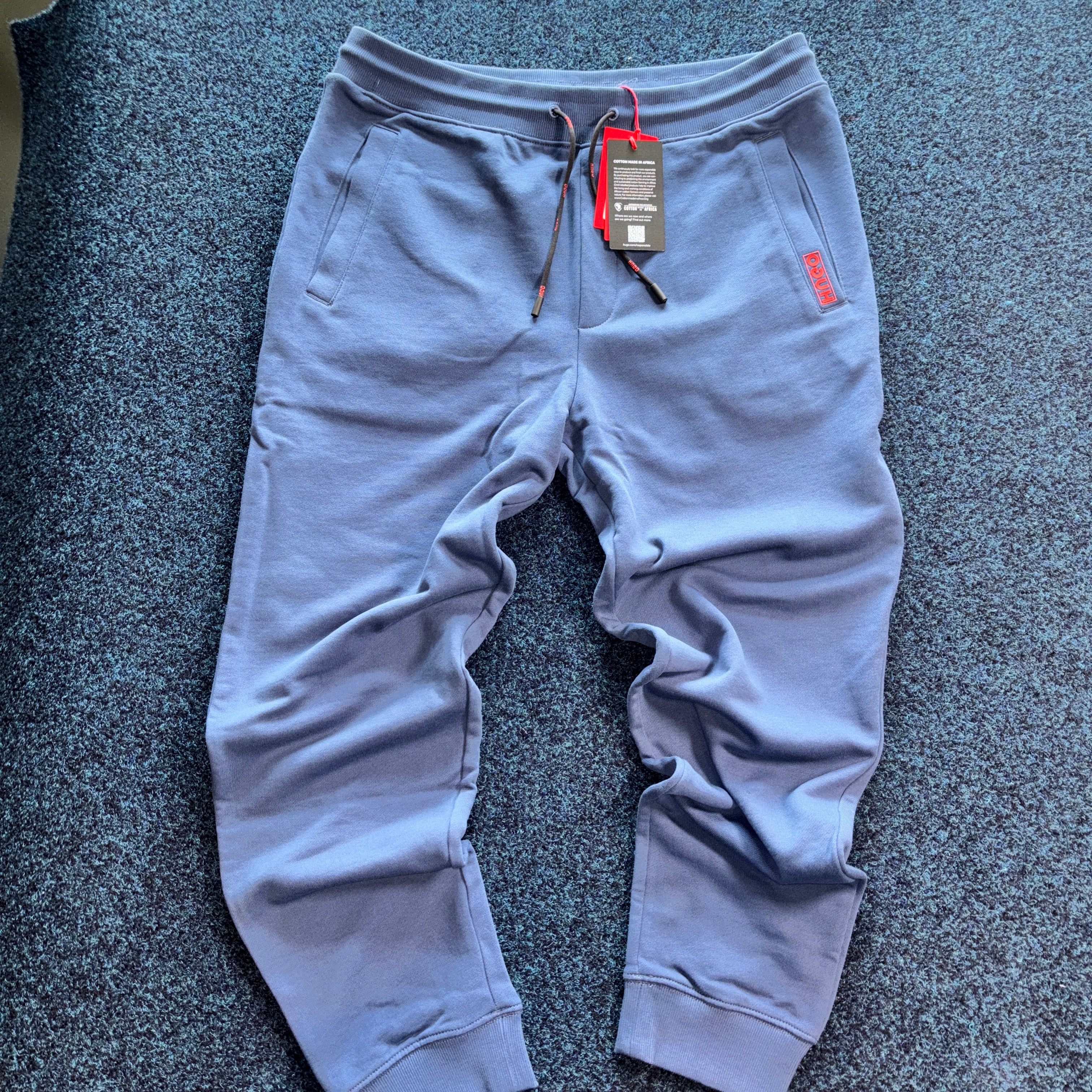 HUGO TRACKSUIT BOTTOMS BLUE