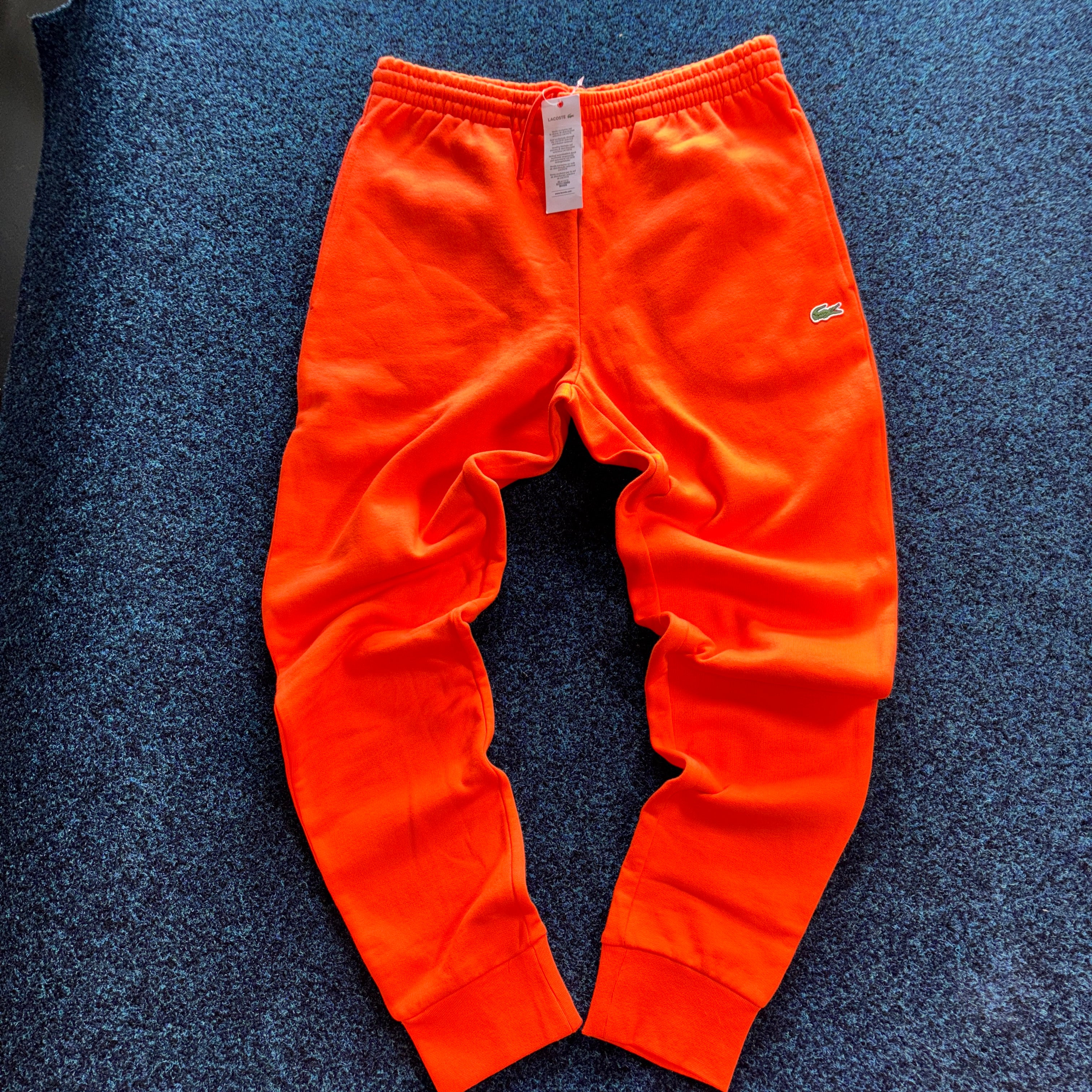 LA CROC TRACKSUIT BOTTOMS ORANGE