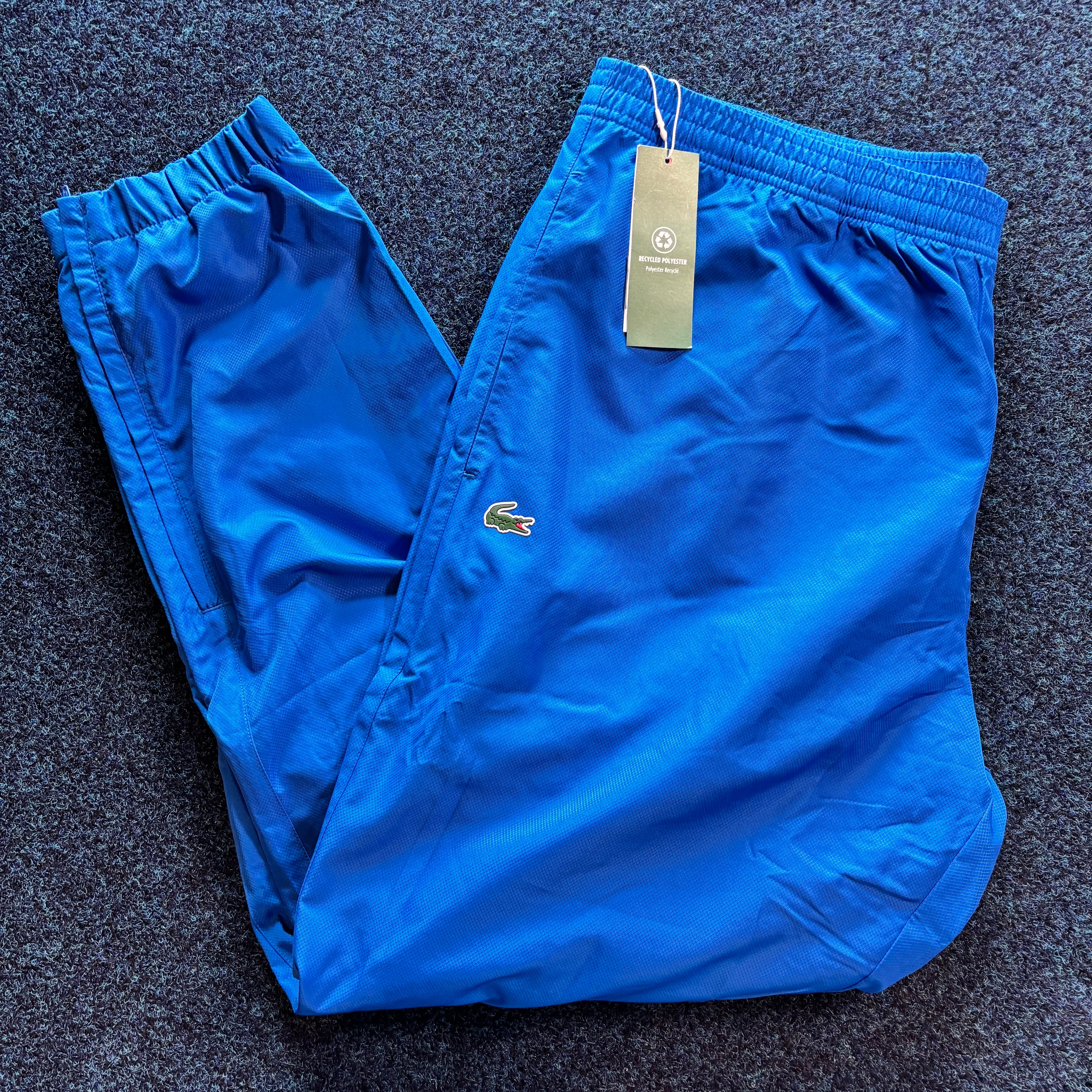 LA CROC SPORT TRACKSUIT BOTTOMS BLUE