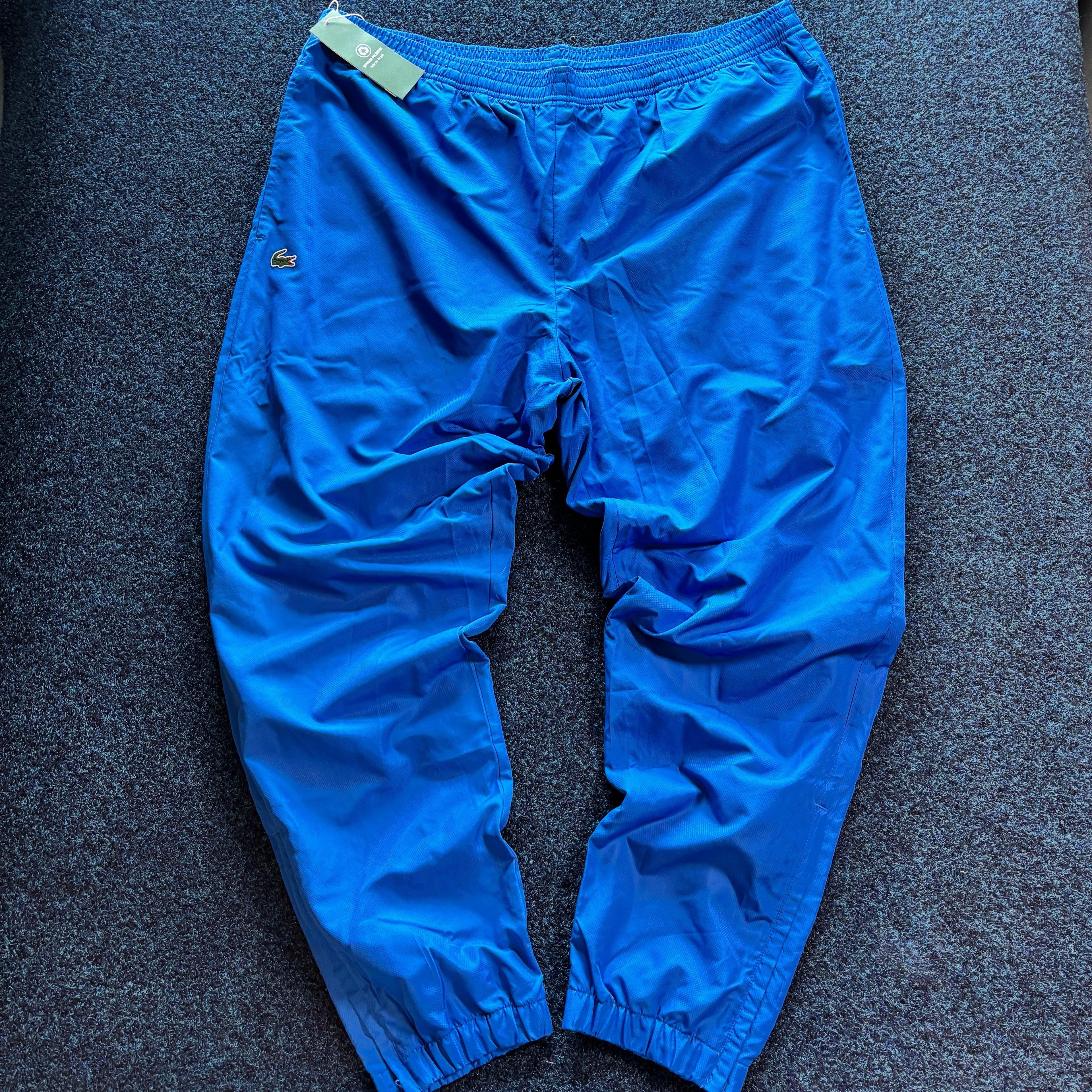 LA CROC SPORT TRACKSUIT BOTTOMS BLUE