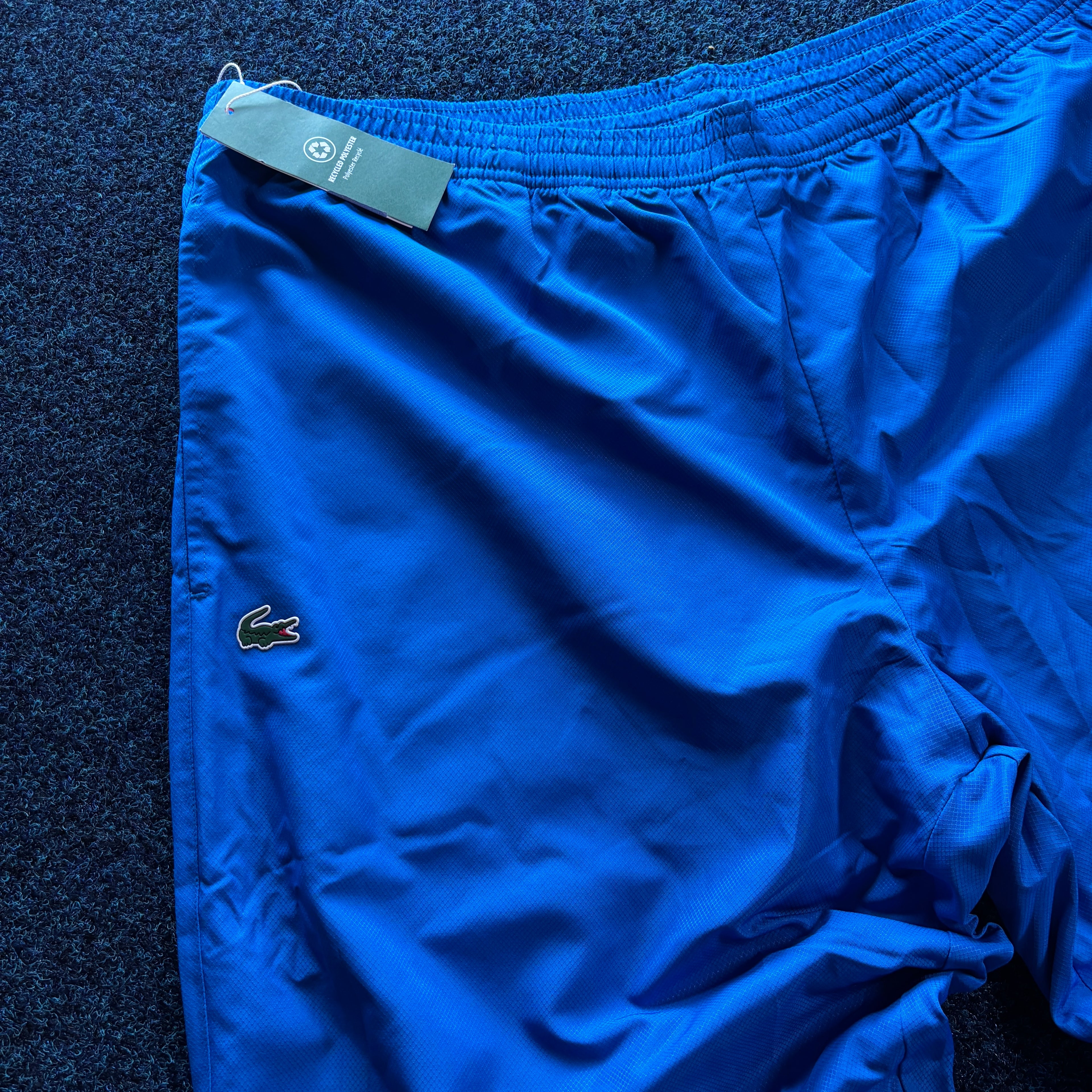 LA CROC SPORT TRACKSUIT BOTTOMS BLUE