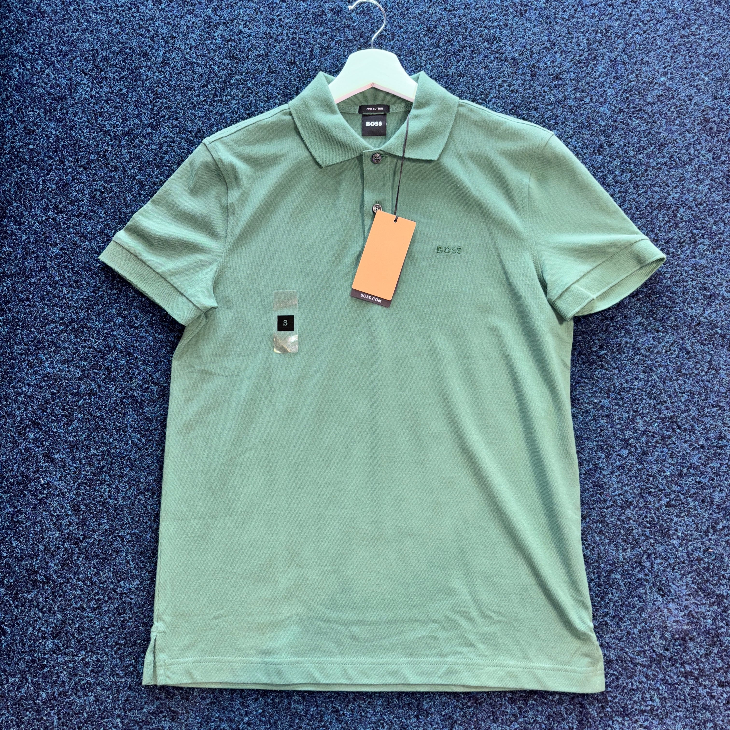 BOSS S/S POLO SHIRT GREEN