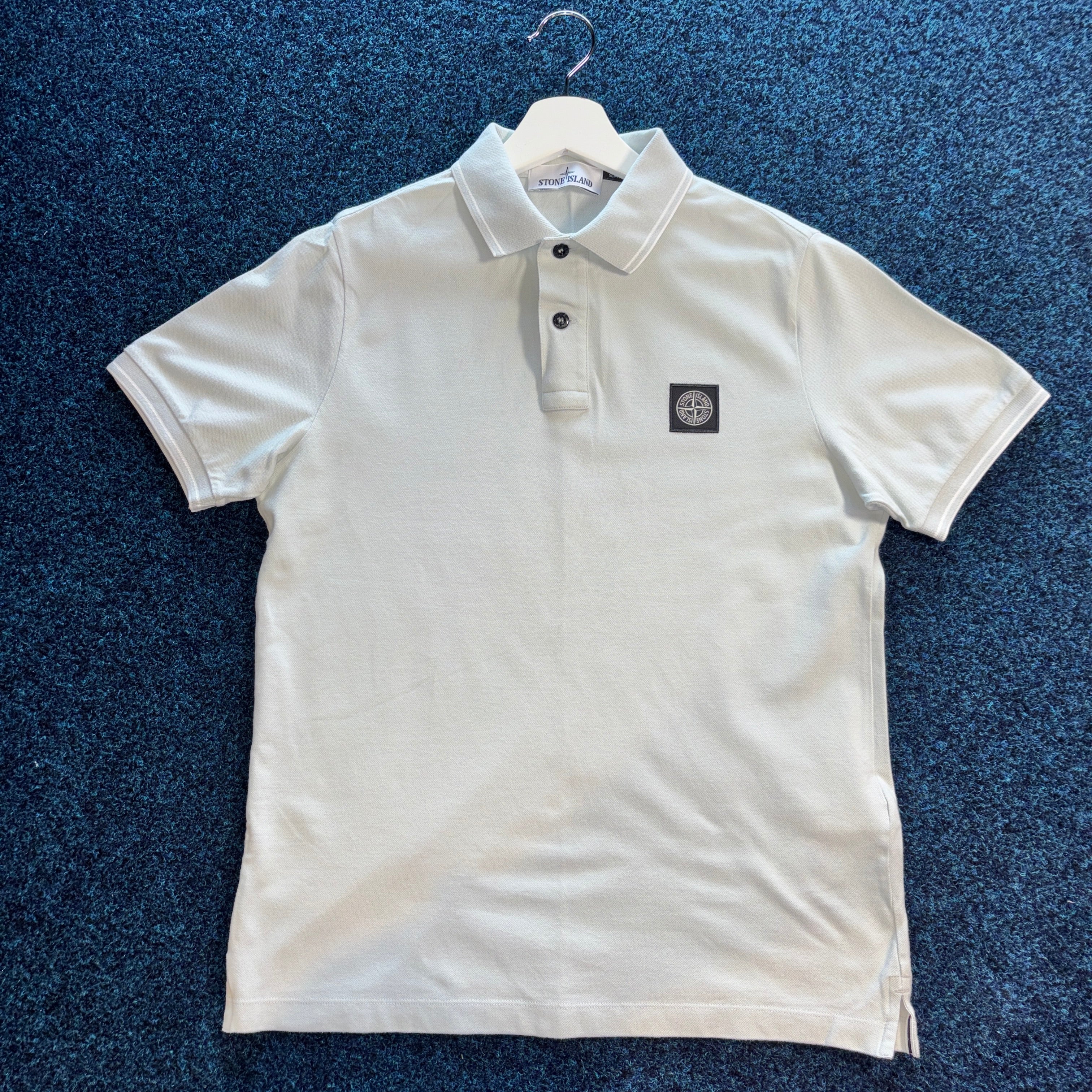 SI S/S POLO SHIRT PALE GREY