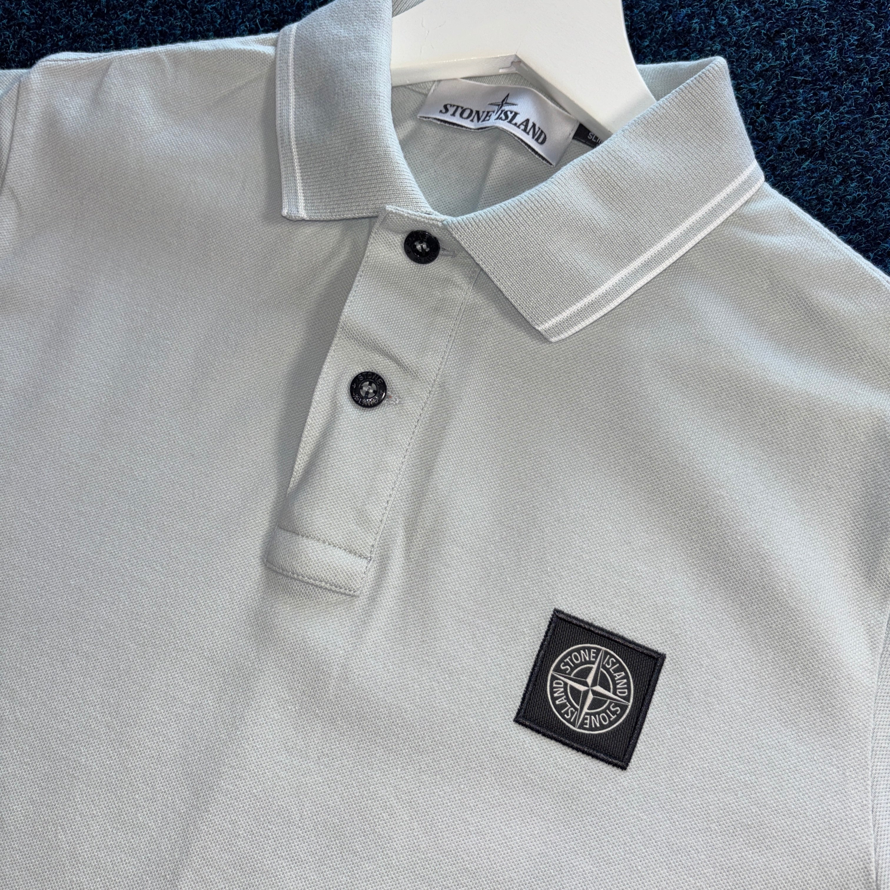 SI S/S POLO SHIRT PALE GREY