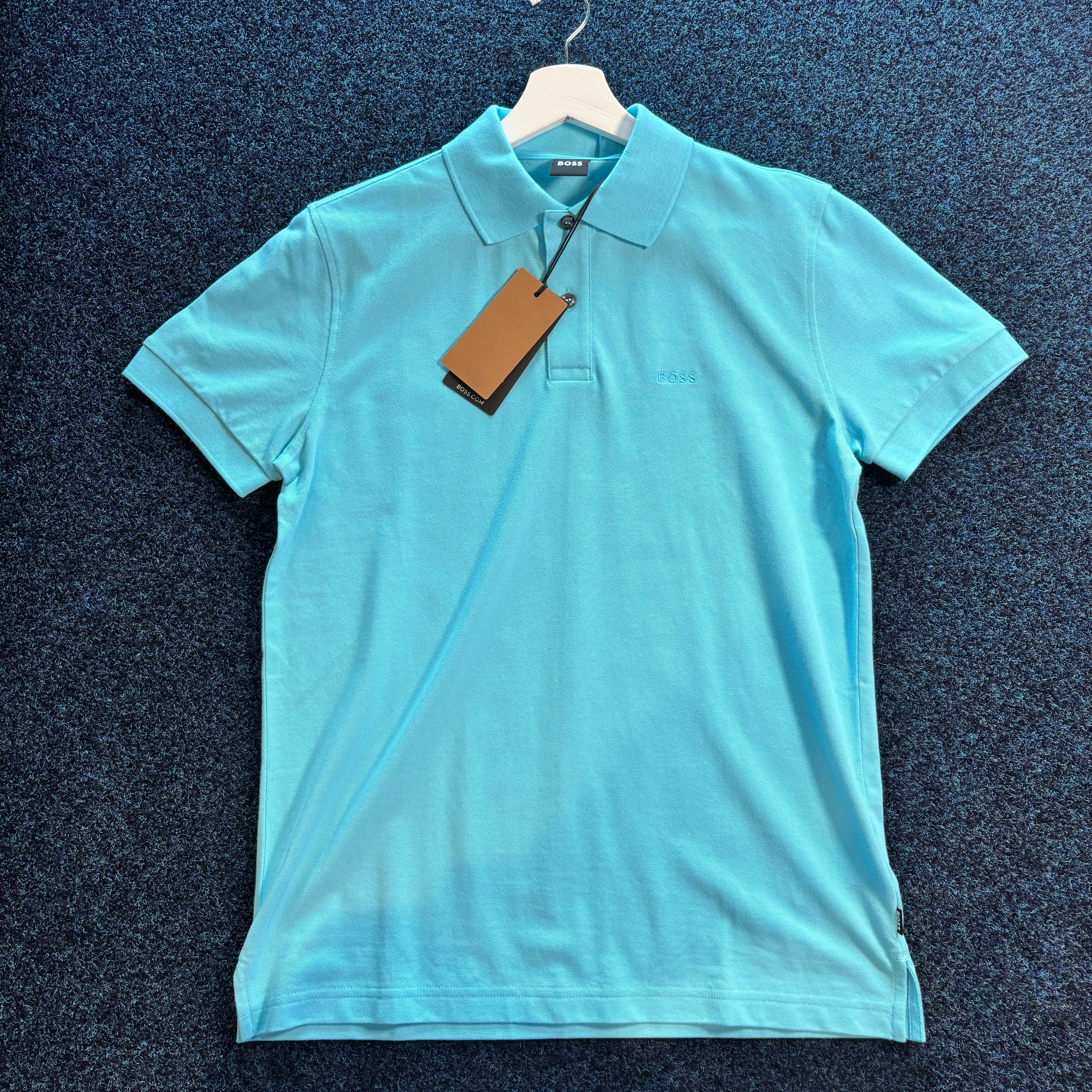 BOSS S/S POLO SHIRT BLUE