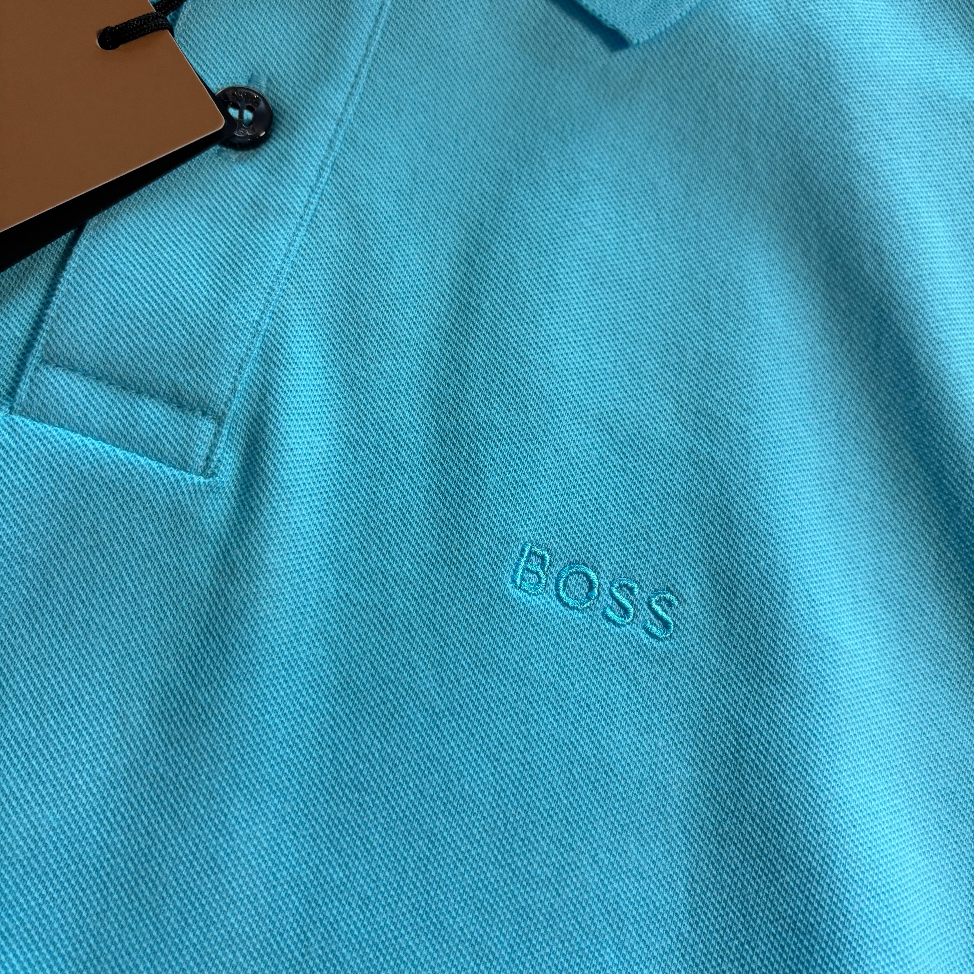 BOSS S/S POLO SHIRT BLUE