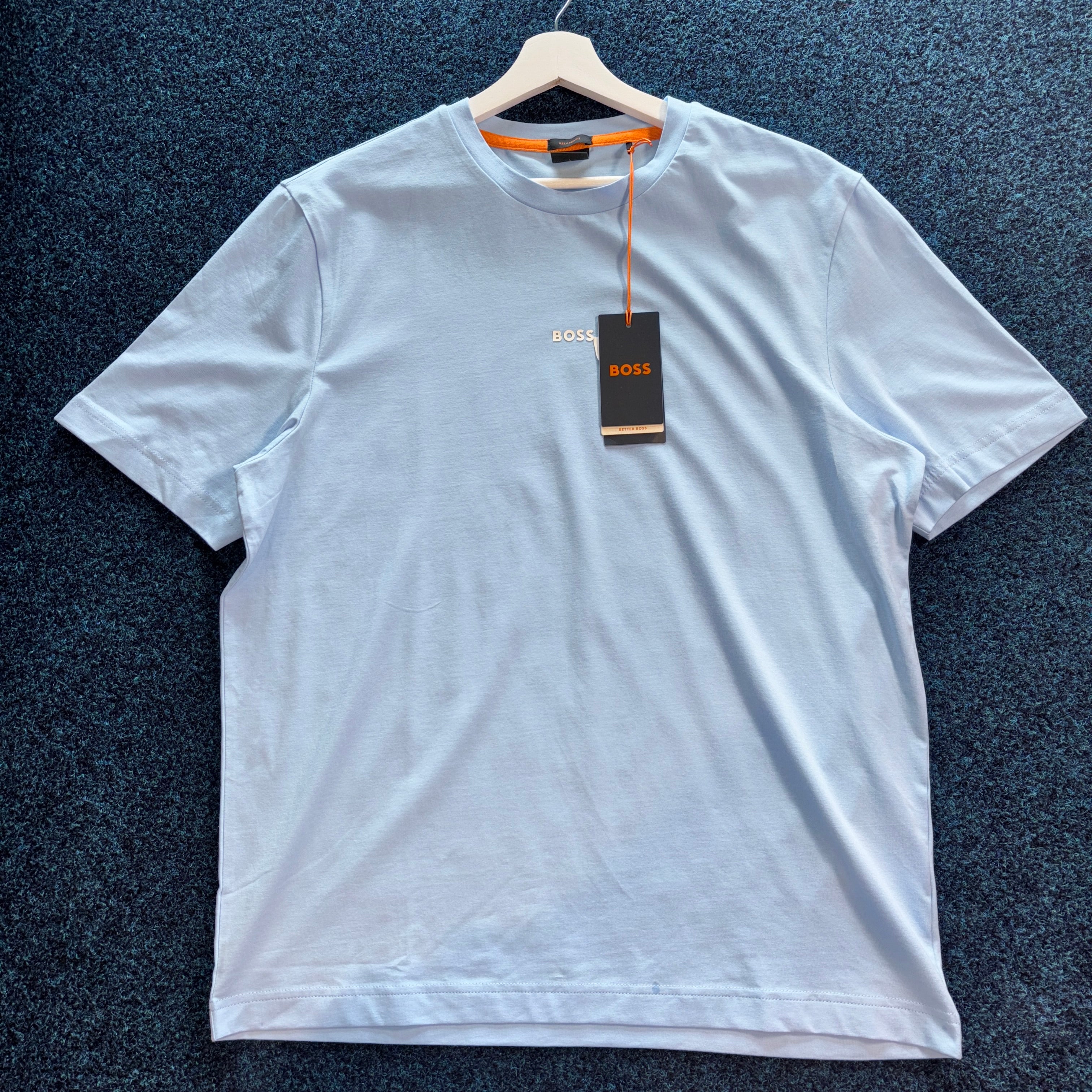 BOSS S/S T SHIRT BLUE