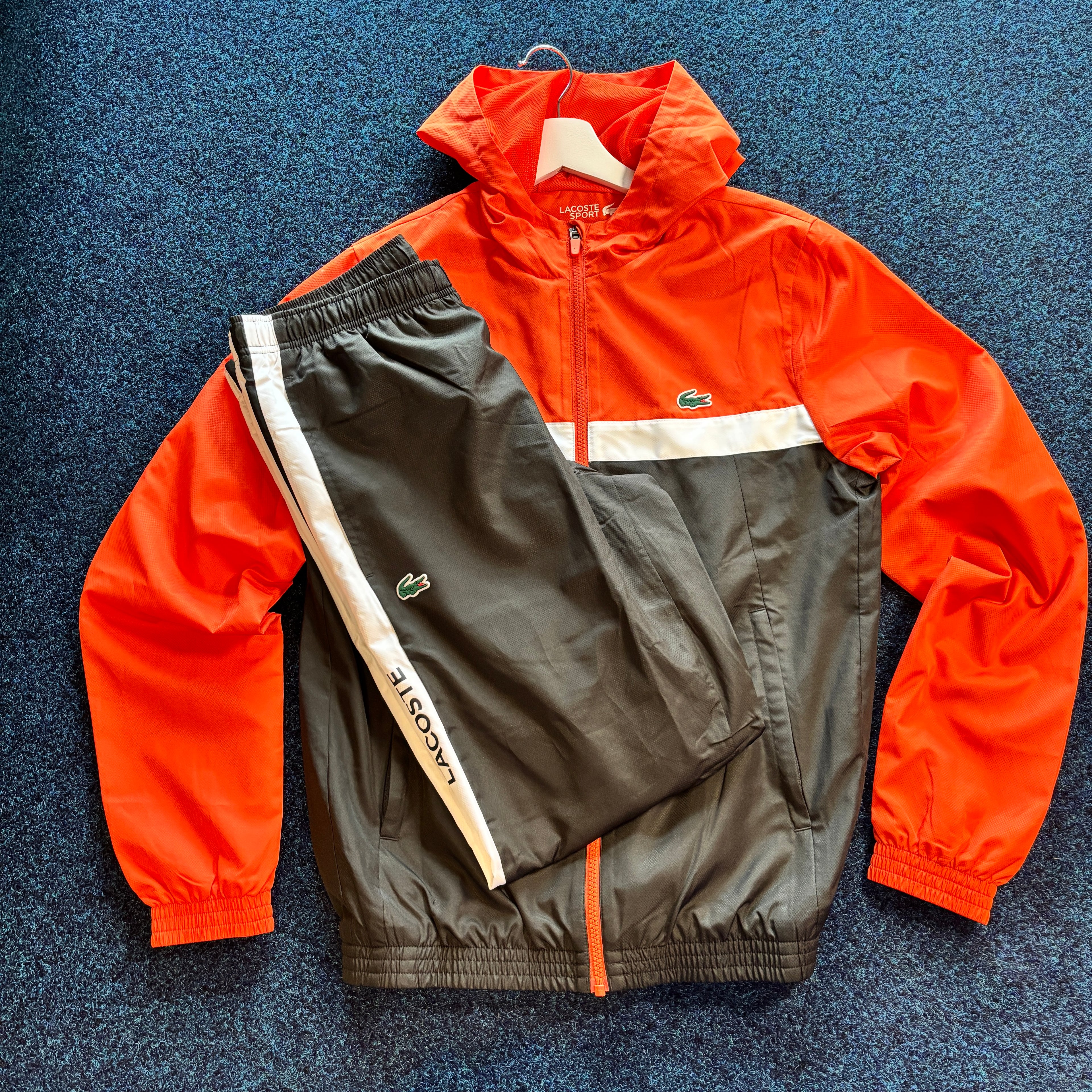 CROC FULL TRACKSUIT BLACK ORANGE