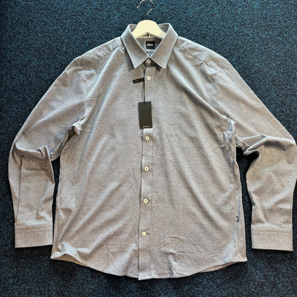 BOSS JERSEY SHIRT GREY