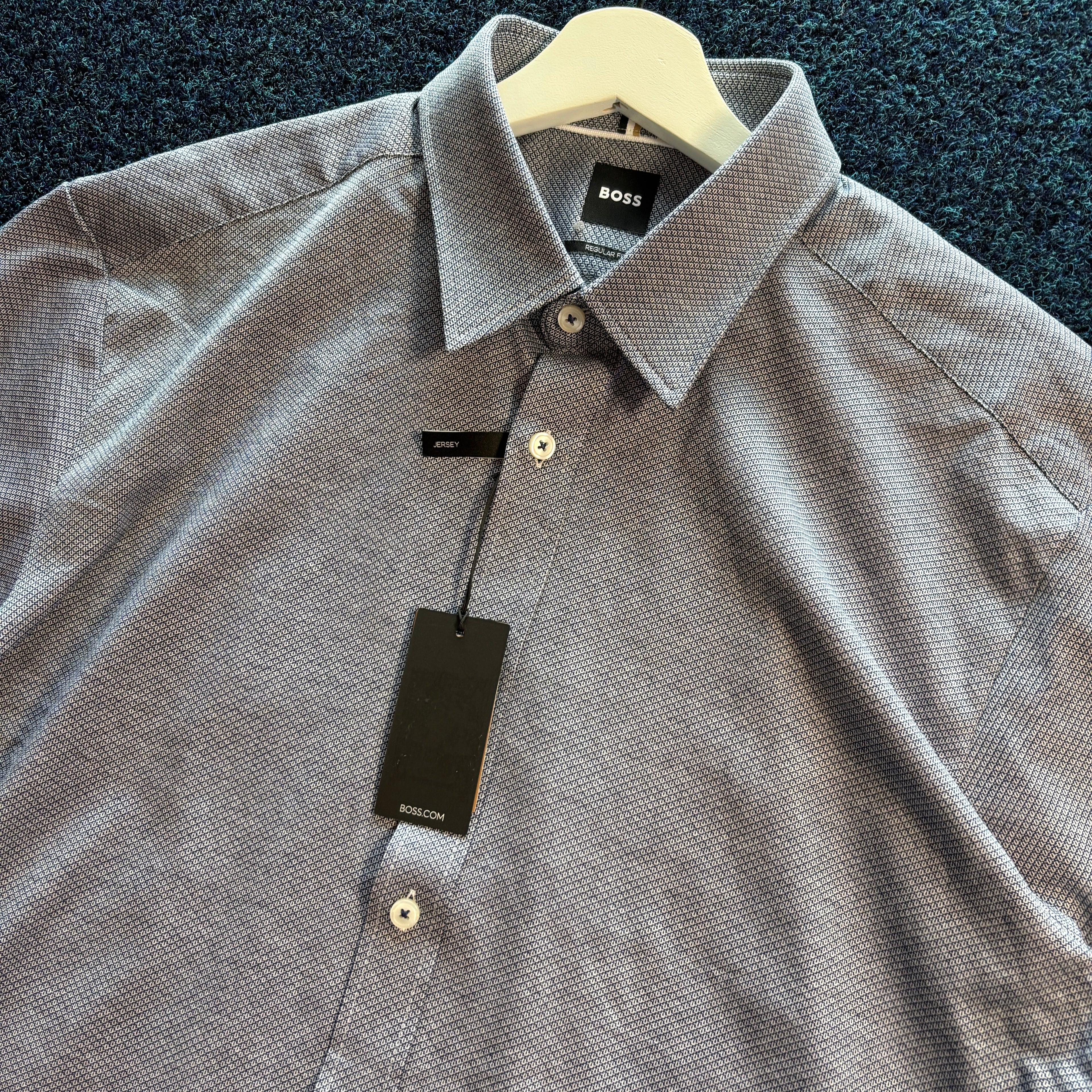 BOSS JERSEY SHIRT GREY
