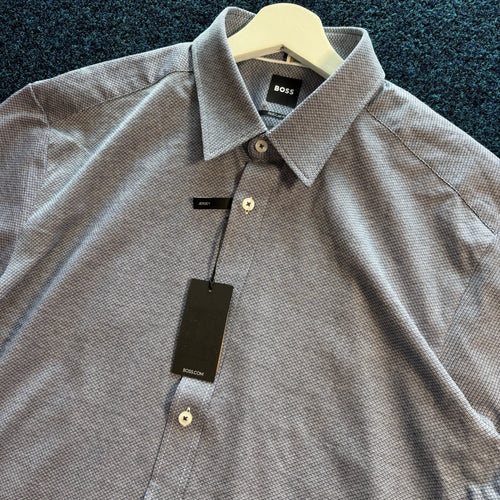 BOSS JERSEY SHIRT GREY