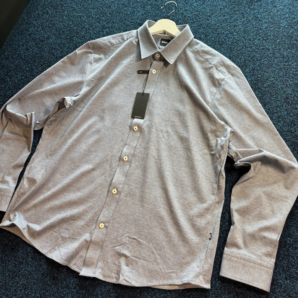 BOSS JERSEY SHIRT GREY