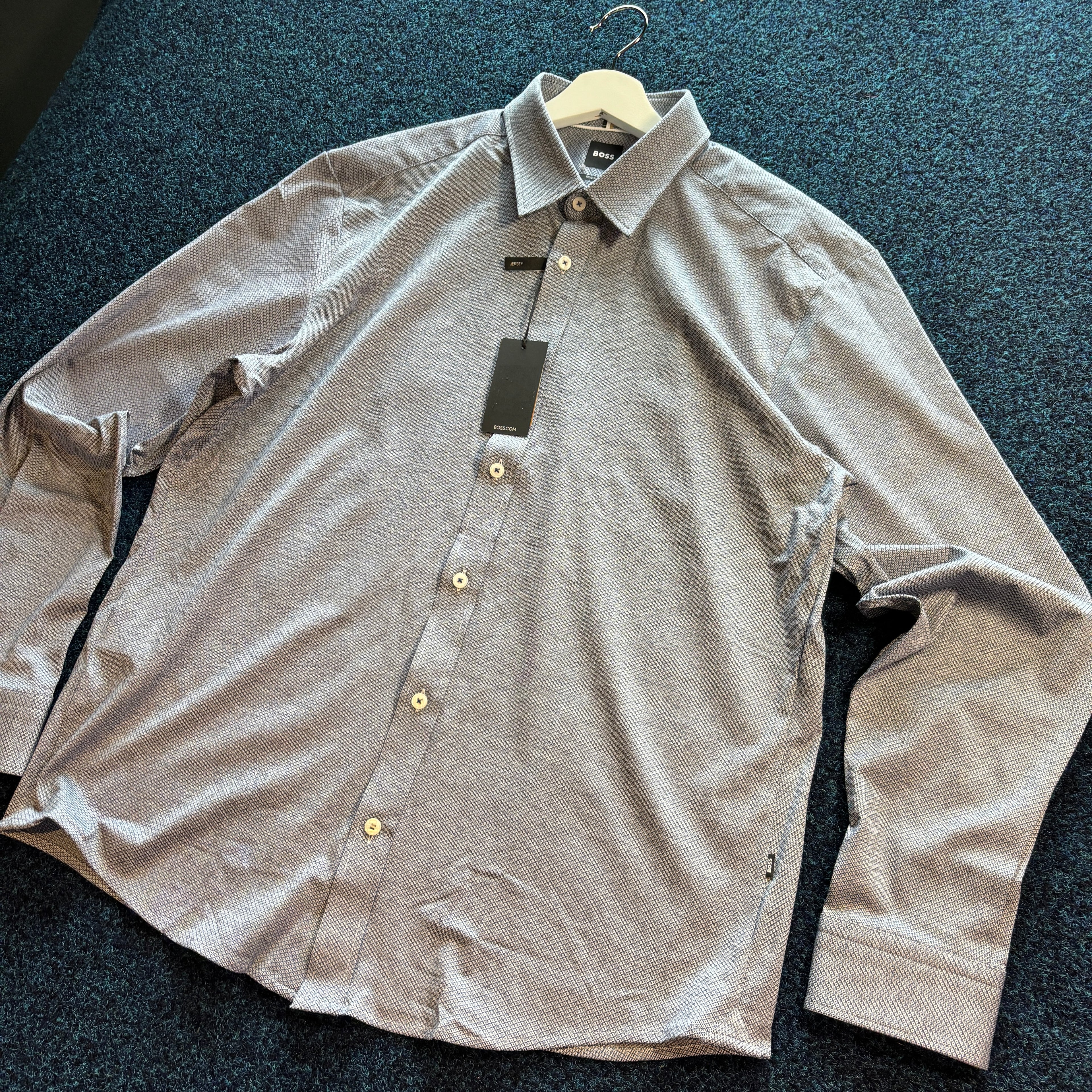 BOSS JERSEY SHIRT GREY