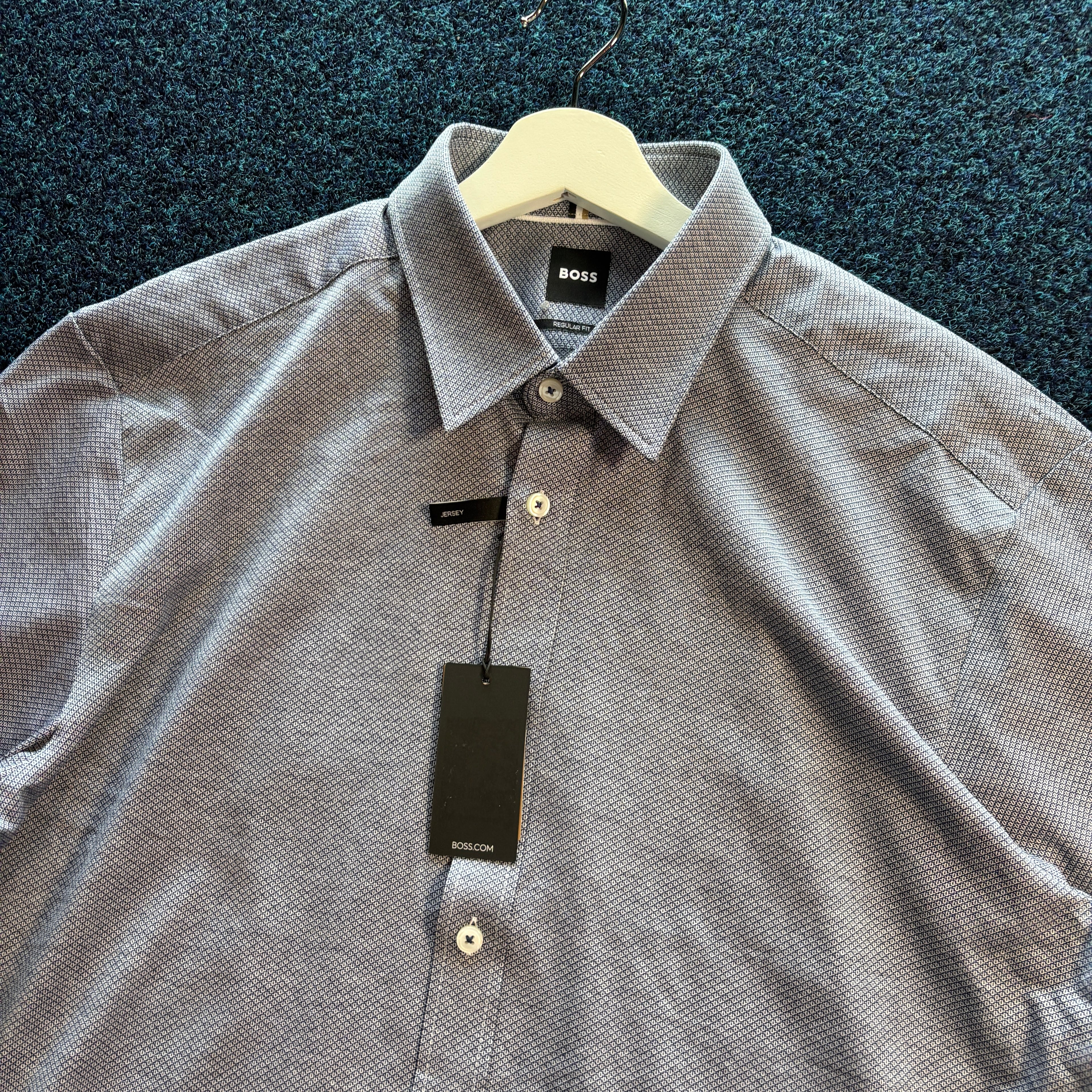 BOSS JERSEY SHIRT GREY