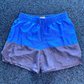 COLOUR BLOCK SWOOSH SHORTS BLUE