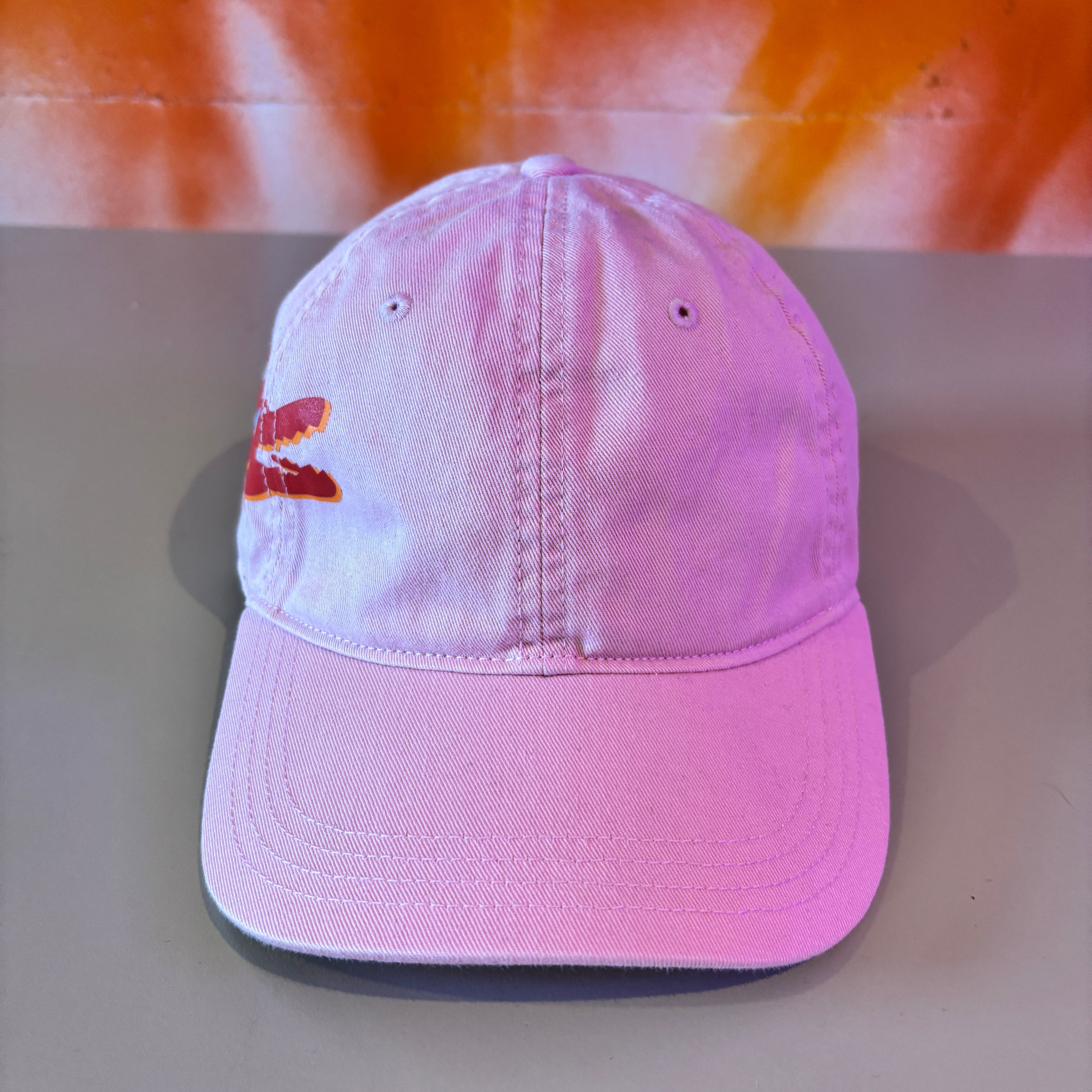 LA CROC SIDE LOGO CAP PINK
