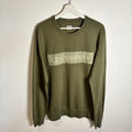 CP SWEATSHIRT SPELLOUT KHAKI